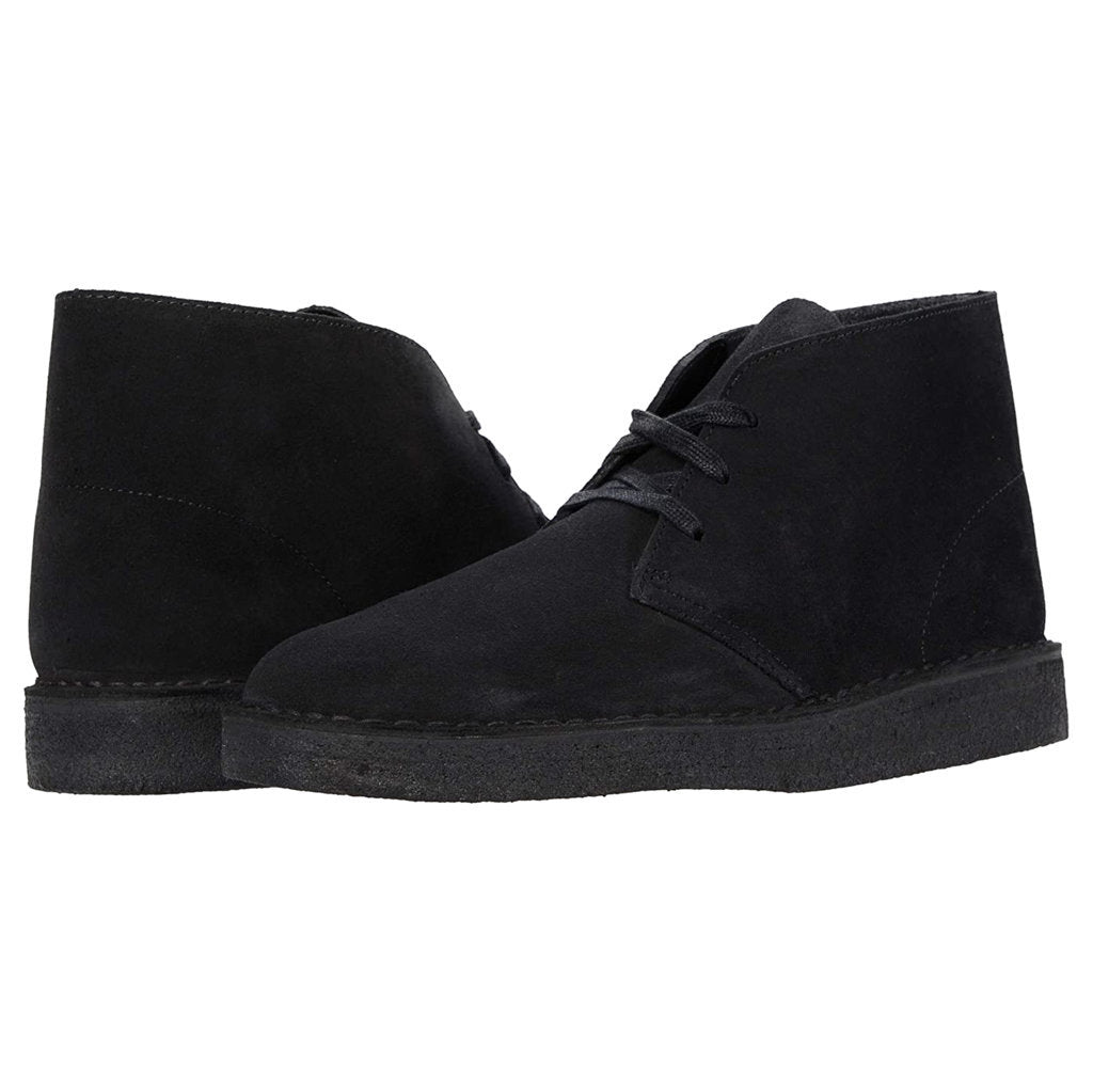 Clarks Originals Desert Coal Suede Mens Boots#color_black