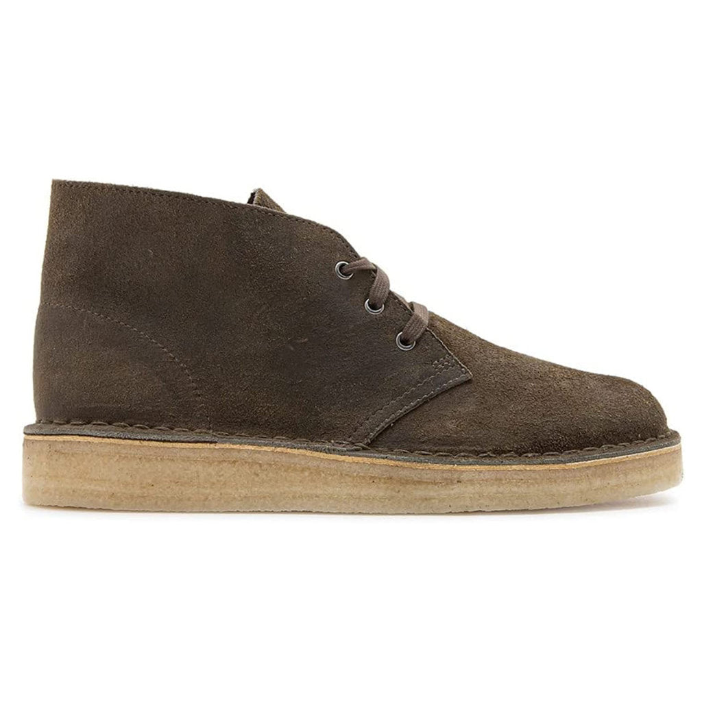 Clarks Originals Desert Coal Suede Mens Boots#color_olive