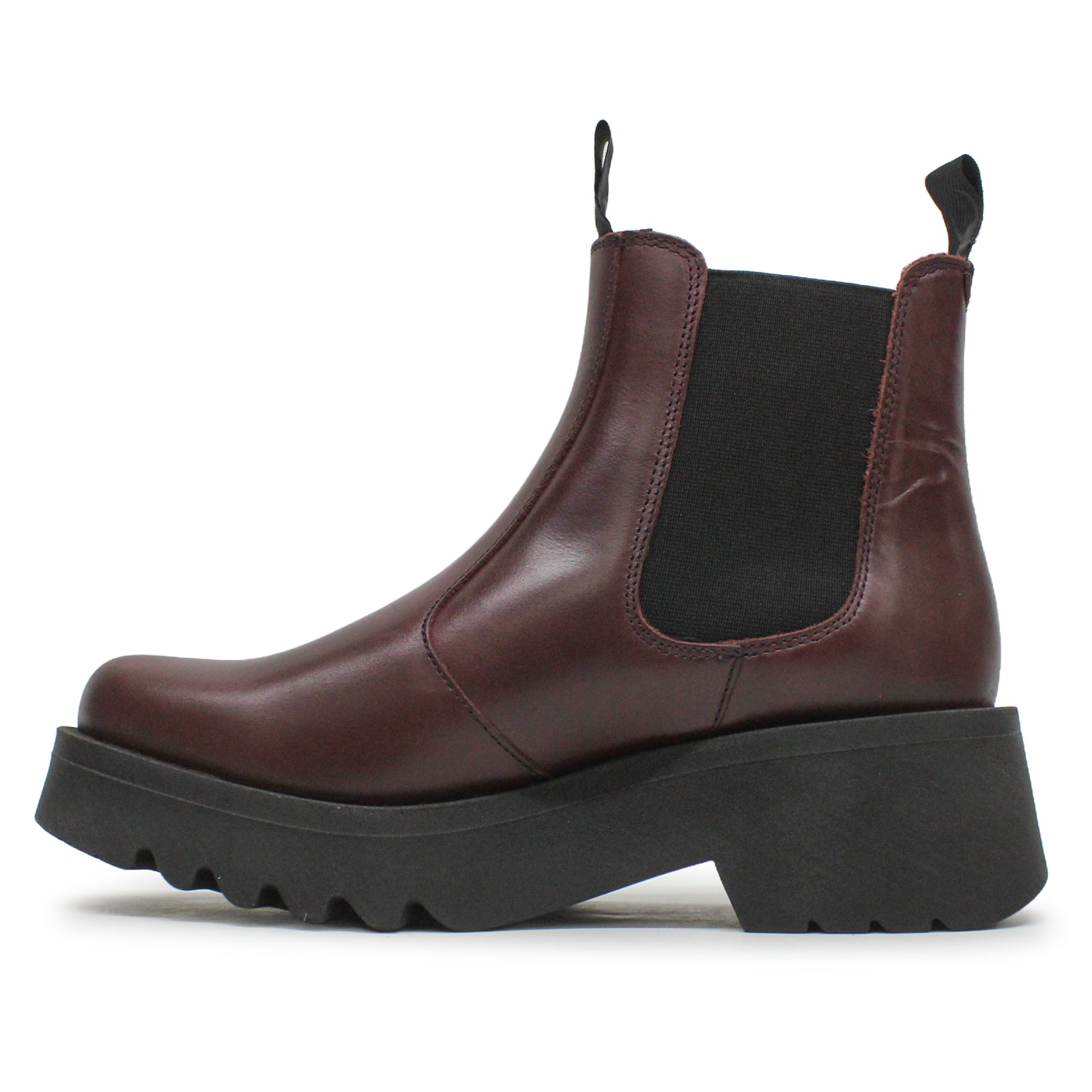 Fly London MEDI789FLY Rug Leather Womens Boots#color_wine