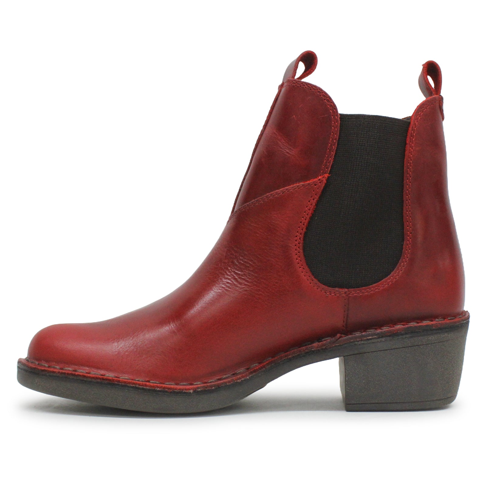 Fly London MEME030FLY P211030012 Rug Leather Womens Boots - Red Red - 39#color_red red