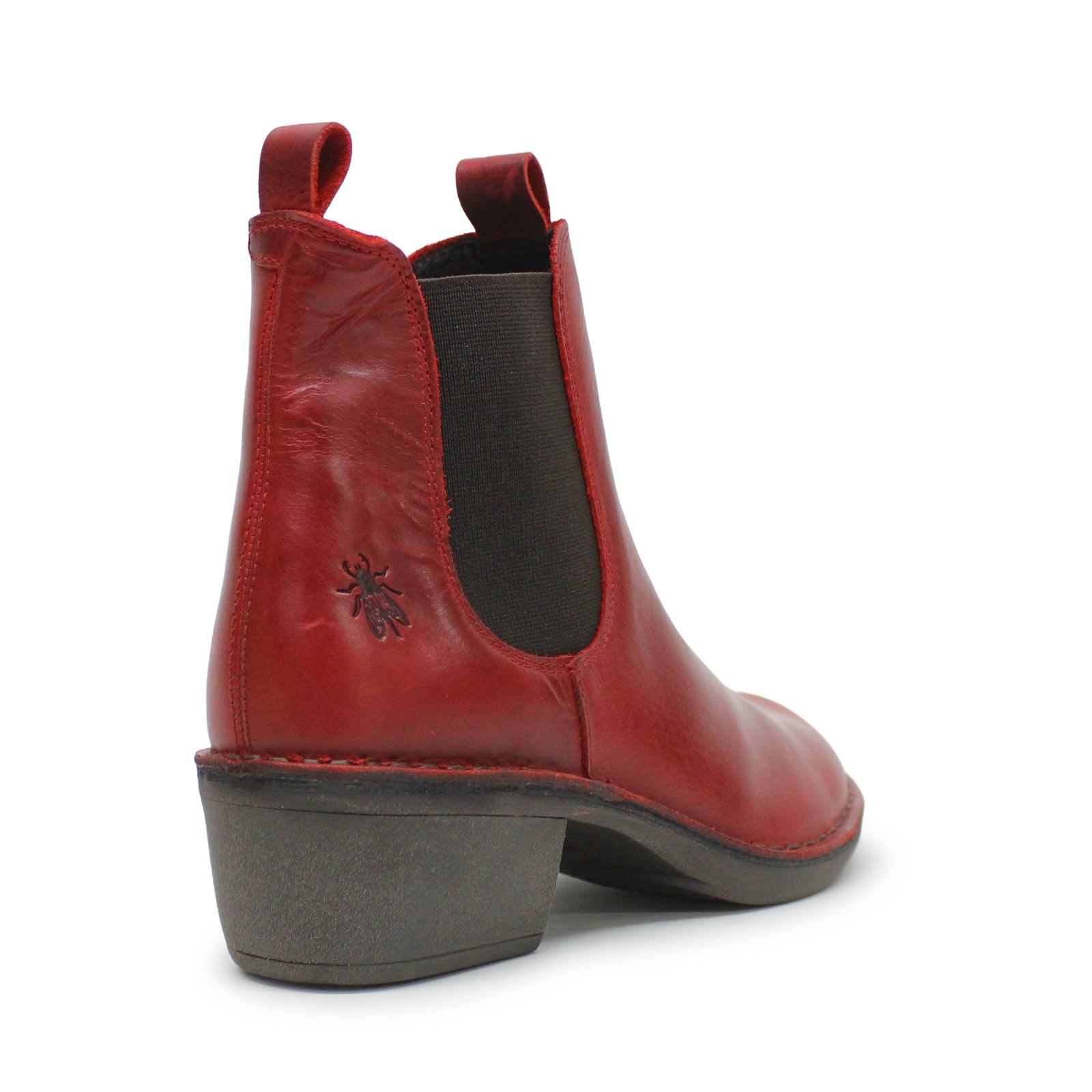 Fly London MEME030FLY P211030012 Rug Leather Womens Boots - Red Red - 39#color_red red