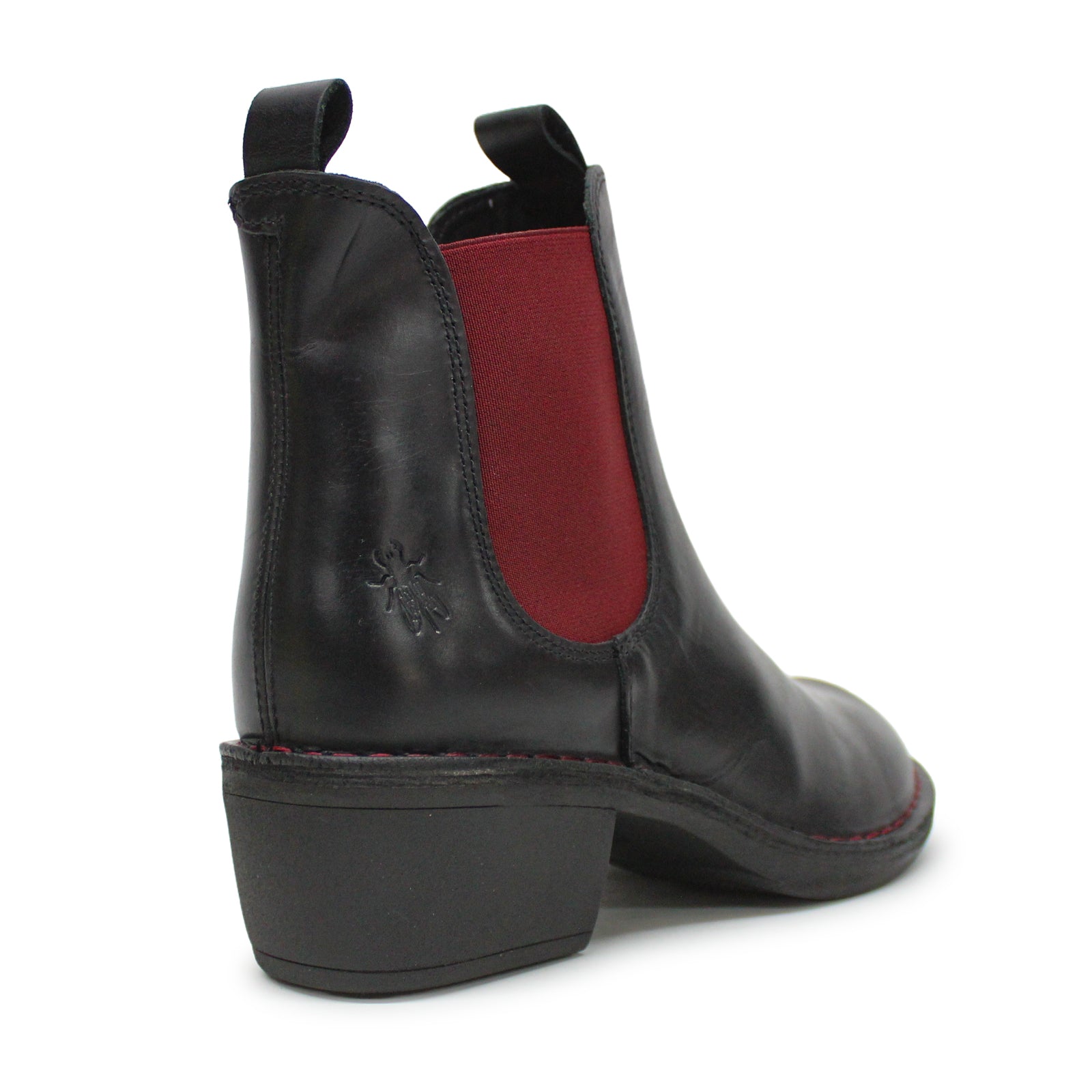 Fly London MEME030FLY Rug Leather Womens Boots#color_Black Brick