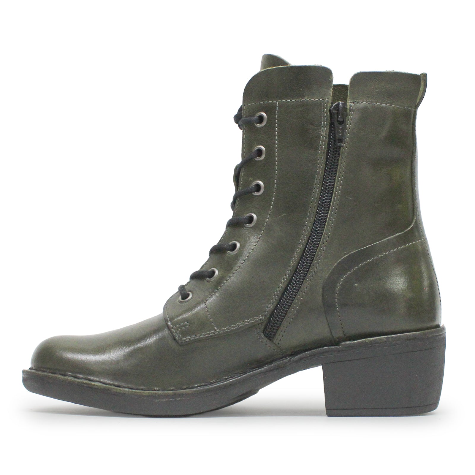 Fly London MILU044FLY Rug Leather Womens Boots#color_diesel