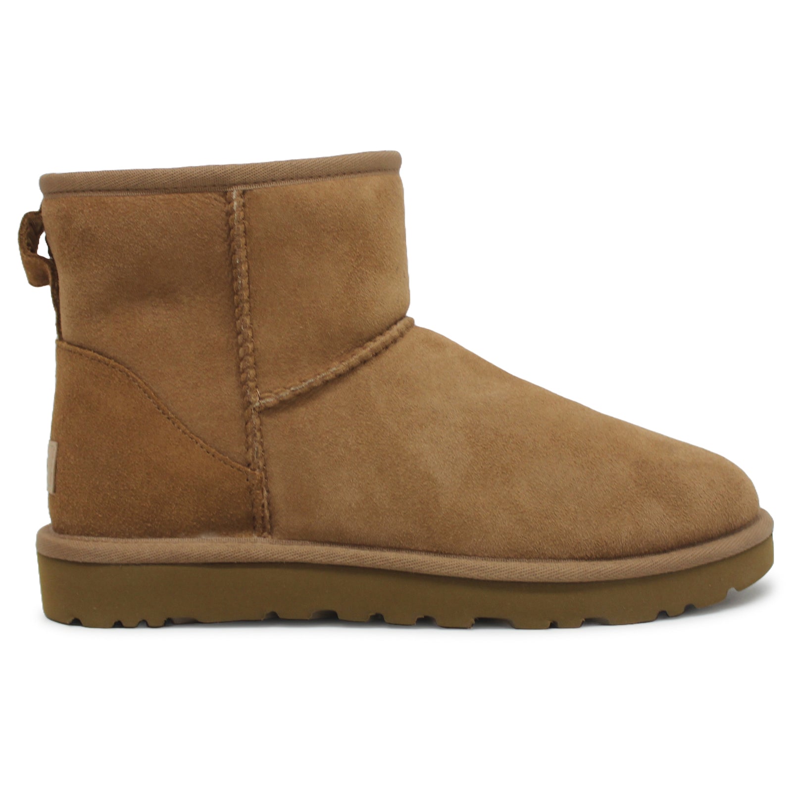 Ugg Classic Mini II 1016222-CHE Suede Womens Boots - Chestnut - 39#color_chestnut