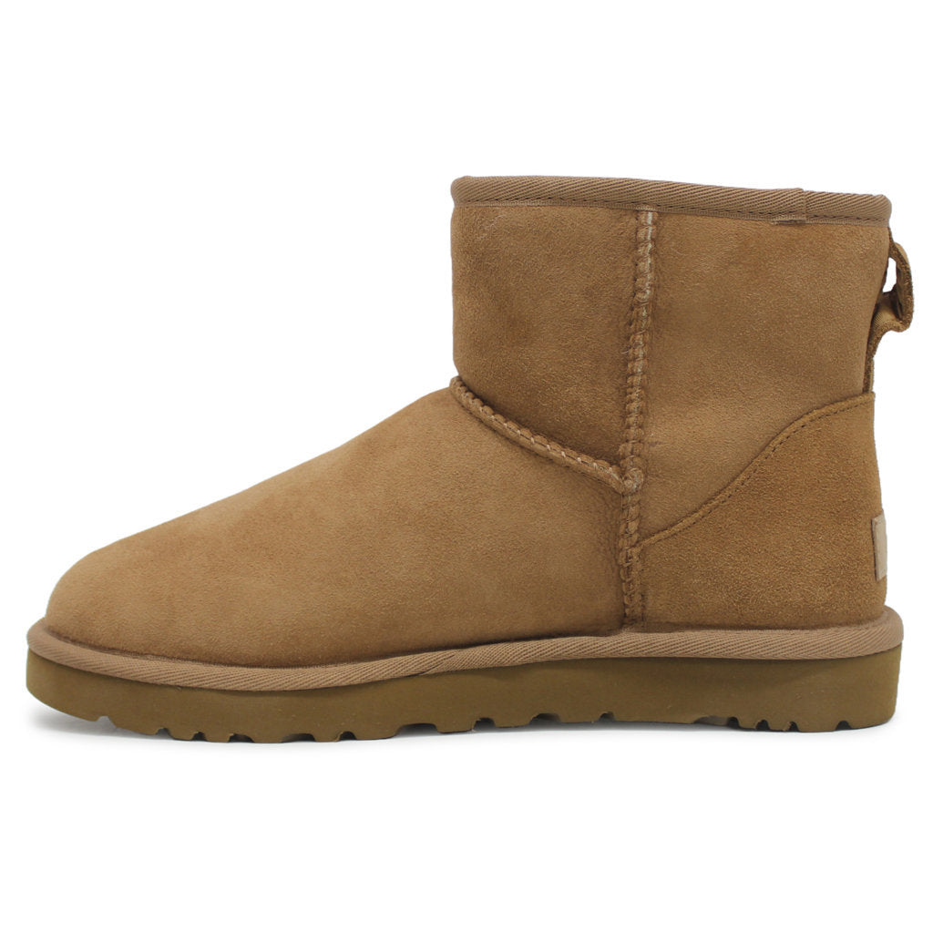 UGG Classic Mini II Suede Sheepskin Women's Winter Boots#color_chestnut