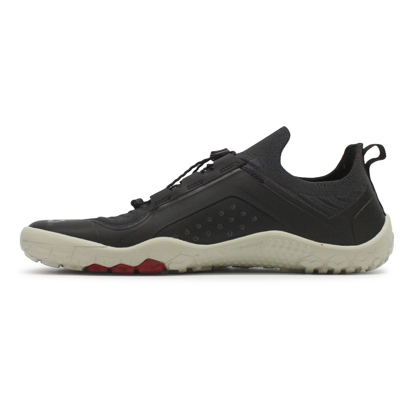 Vivobarefoot Primus Trail Knit FG Textile Synthetic Mens Trainers#color_obsidian sandstone