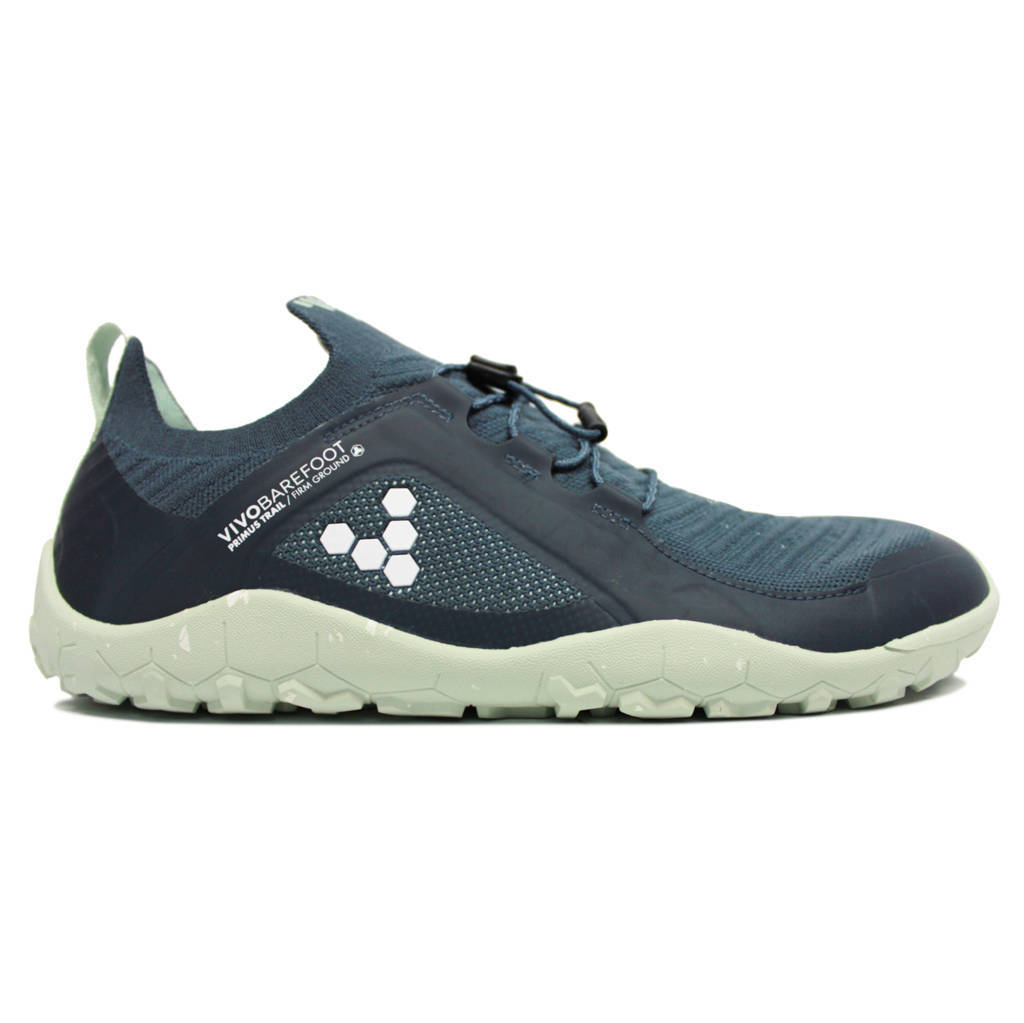 Vivobarefoot Primus Trail Knit FG Textile Synthetic Womens Trainers#color_deep sea blue