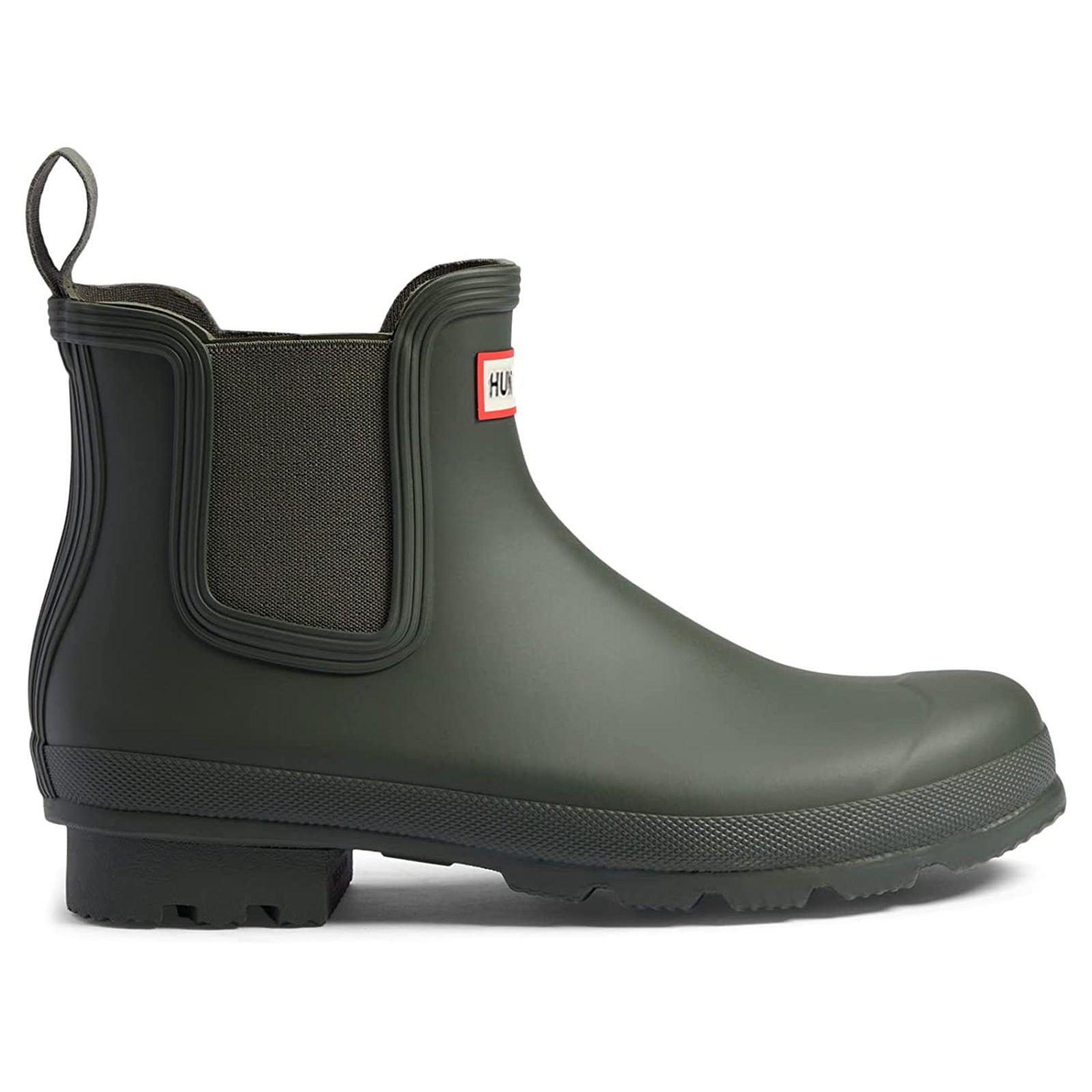 Hunter Original Chelsea MFS9116RMA MFS9116RMA-DOV Rubber Mens Boots - Dark Olive - 45-46#color_dark olive