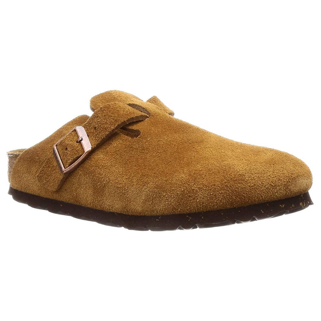 Birkenstock Boston BS Suede Unisex Sandals#color_mink