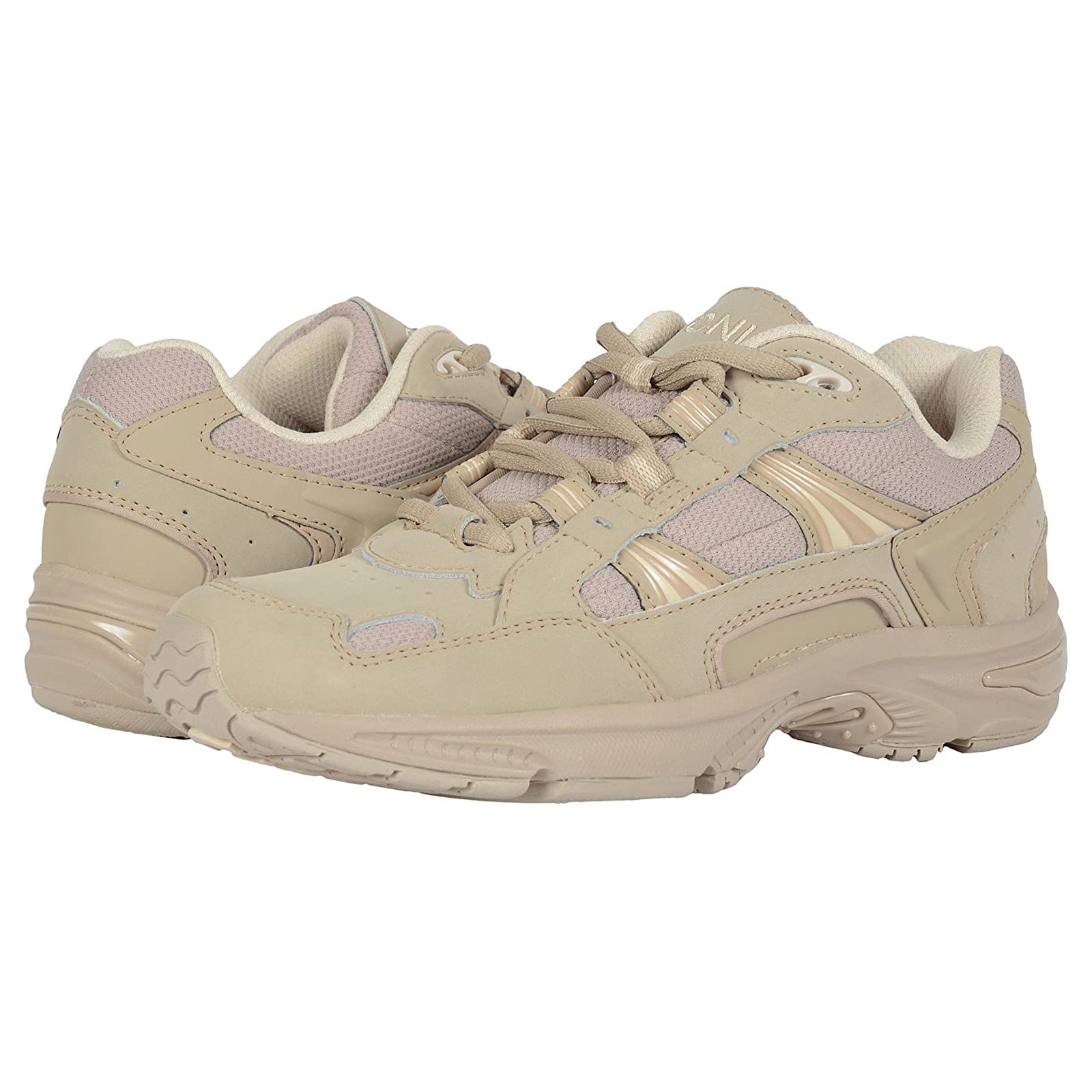 Vionic 23Walk 10000054922 Leather Textile Womens Trainers - Taupe - W - 41#color_taupe