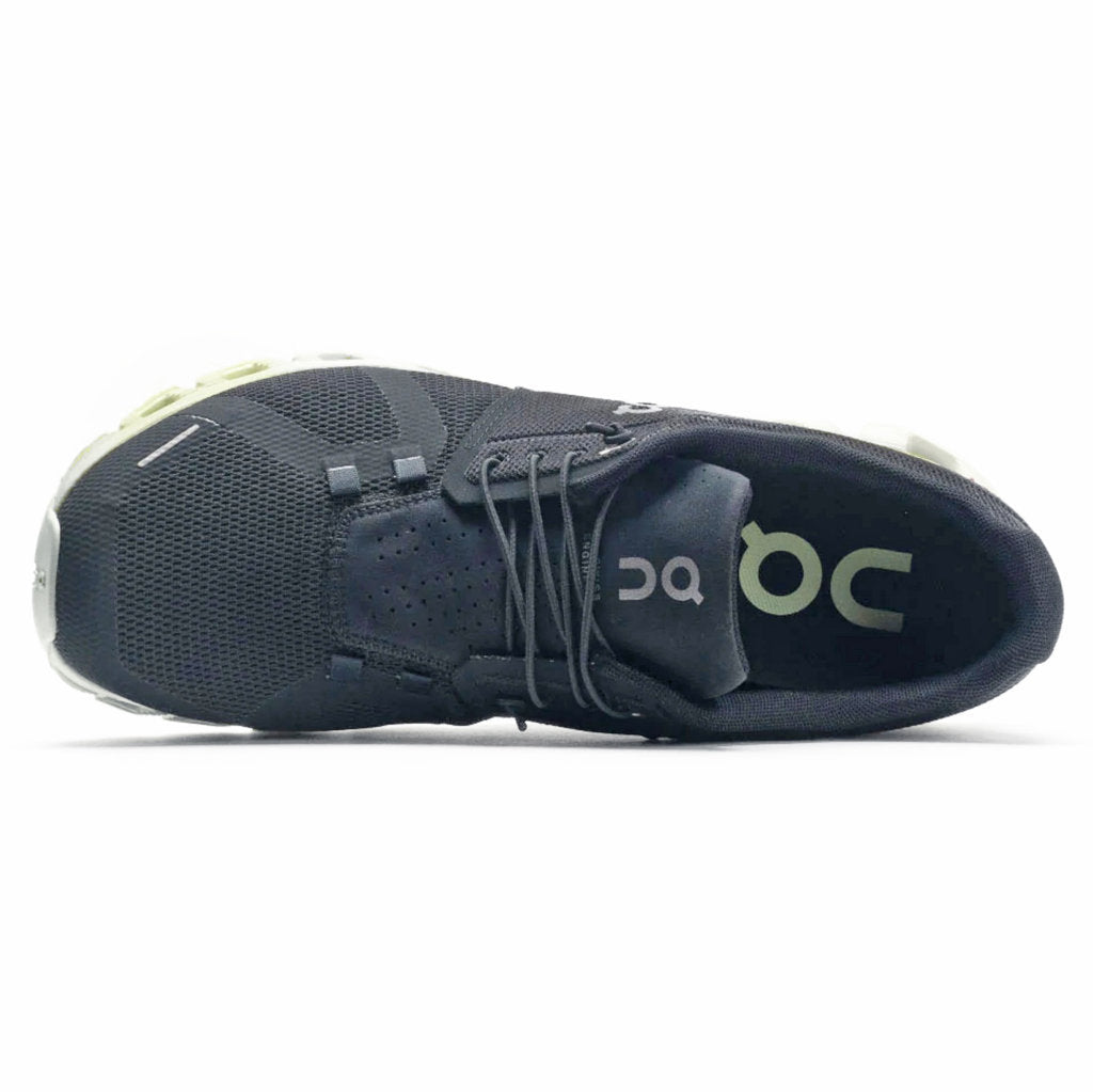 On Cloud 5 Textile Synthetic Mens Trainers#color_magnet oasis