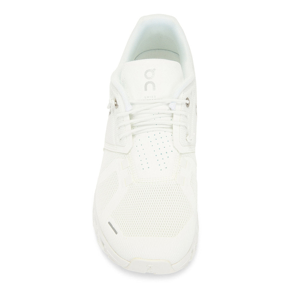 On Cloud 5 Textile Synthetic Mens Trainers#color_undyed white white