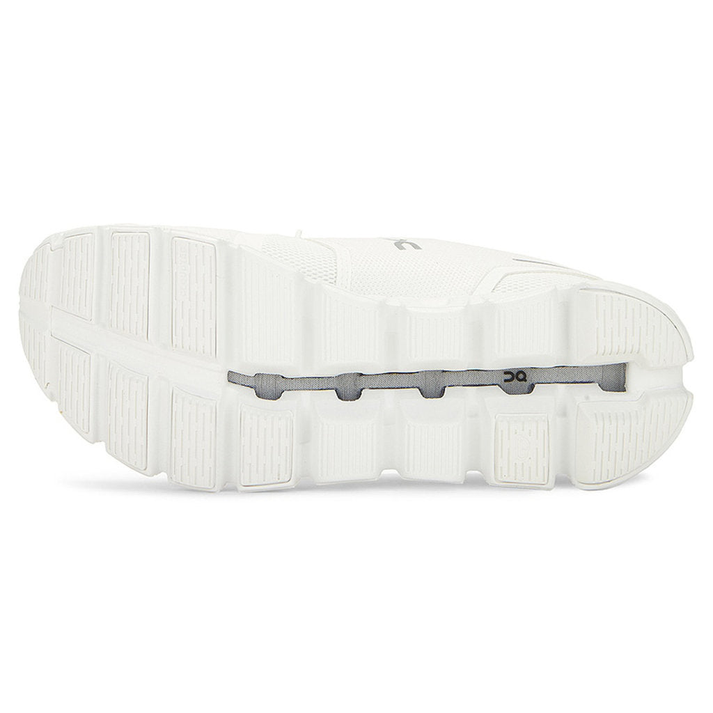 On Cloud 5 Textile Synthetic Mens Trainers#color_undyed white white