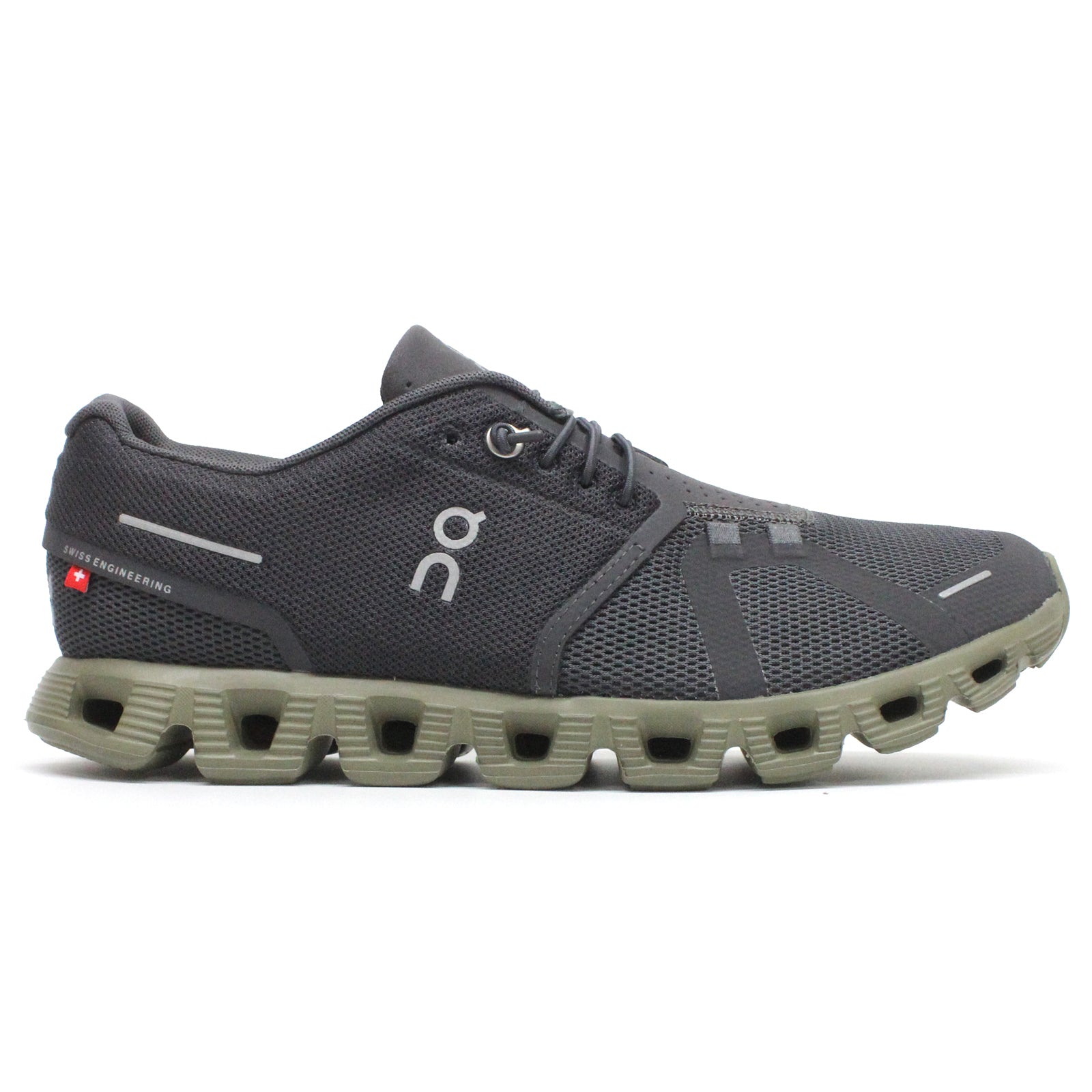 On Cloud 5 Textile Men's Running Shoes#color_eclipse grove