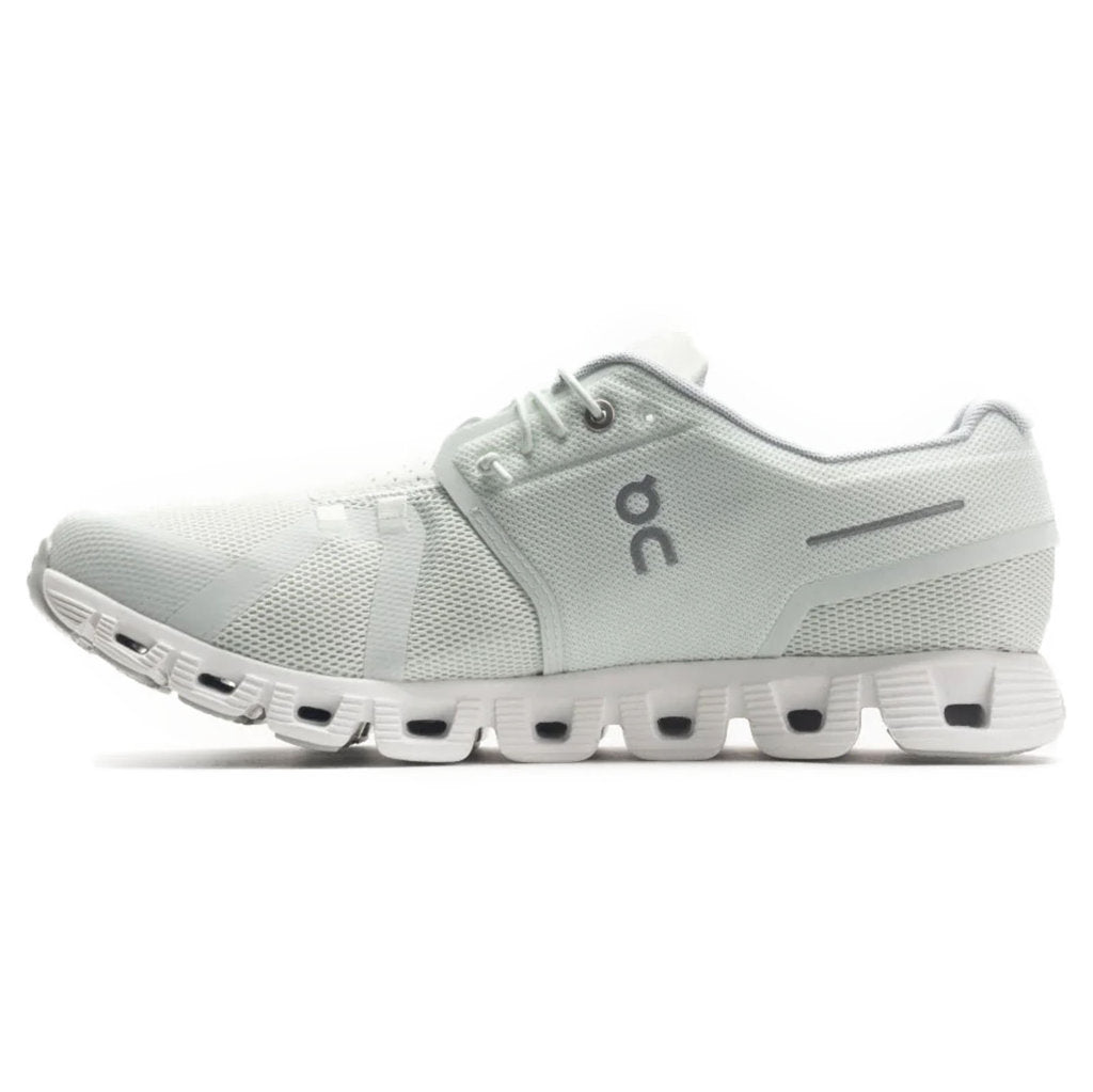 On Cloud 5 Textile Synthetic Womens Trainers#color_ice white