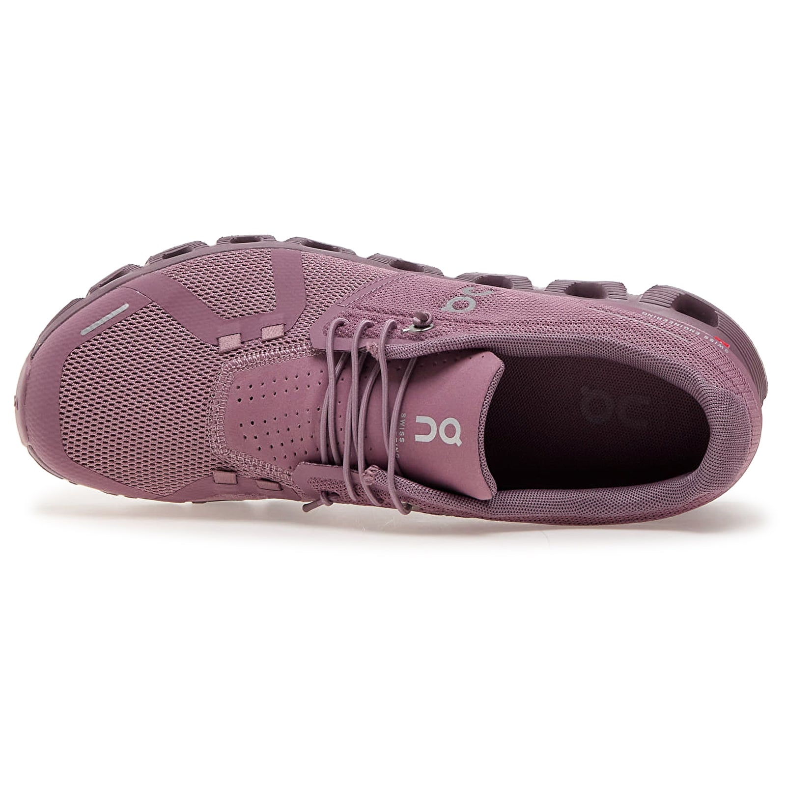 On Cloud 5 Synthetic Textile Womens Trainers#color_fig quartz