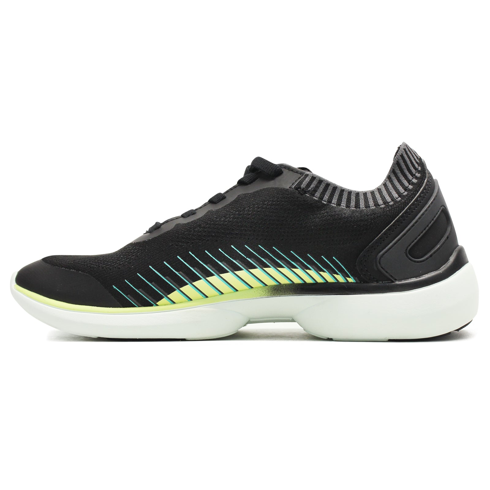 Vionic Embolden EMBOLDEN-BLK Synthetic Textile Womens Trainers - Black Pale Lime - 39#color_black pale lime