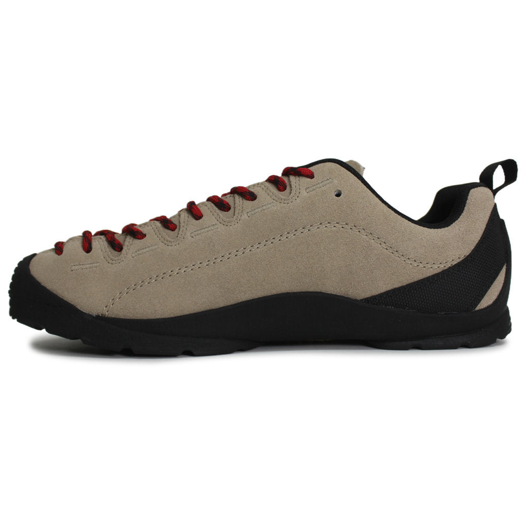 Keen Jasper Suede Textile Mens Trainers#color_silver mink