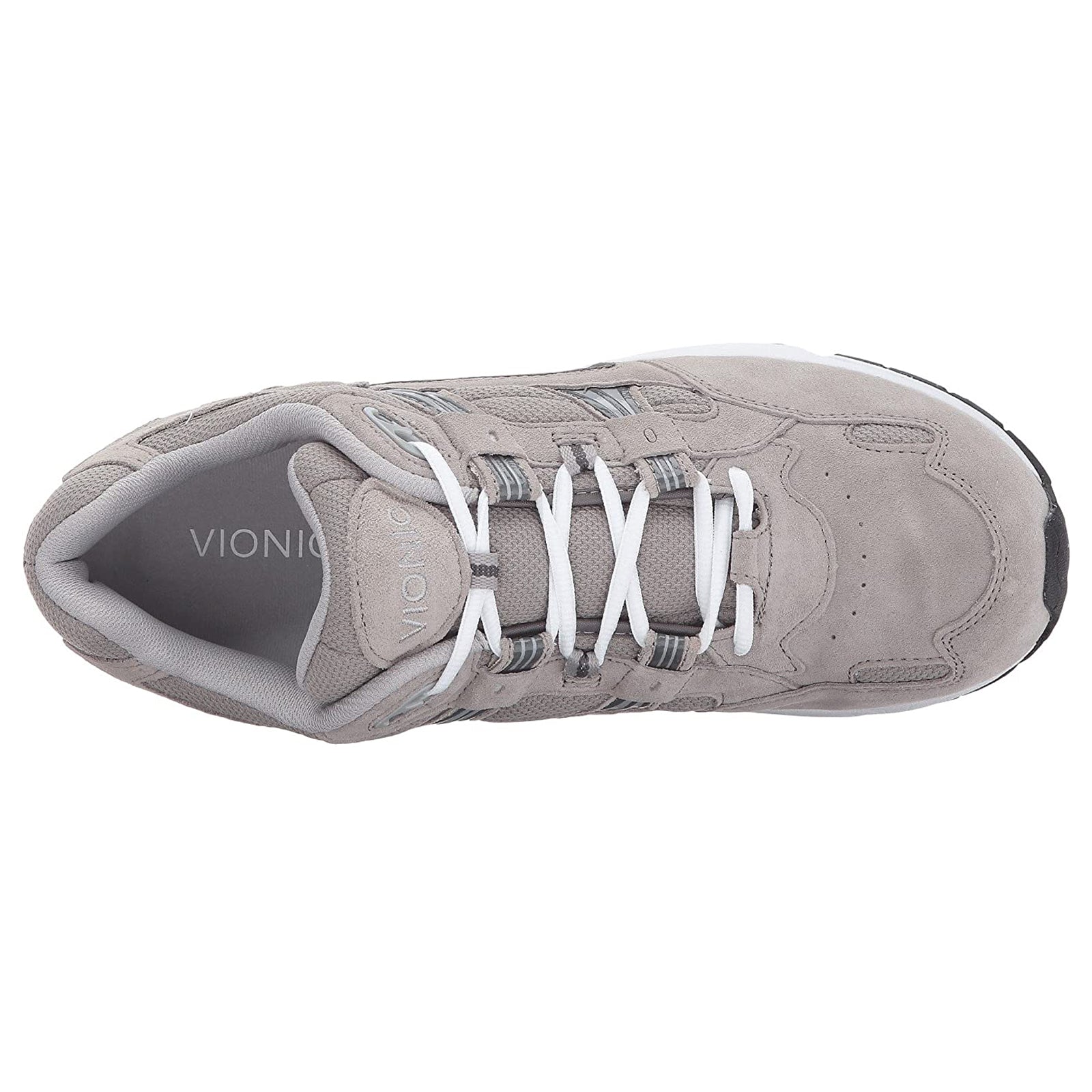 Vionic 23MWalk MWALK-GRY Suede Textile Mens Trainers - Grey - W - 42.5#color_grey