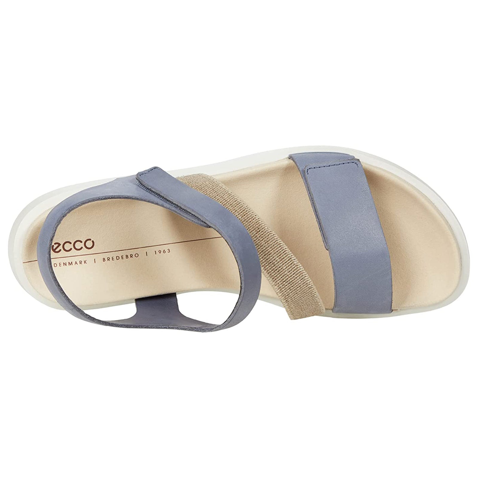 Ecco Flowt 273713 273713-02646 Leather Textile Womens Sandals - Misty - 42#color_misty