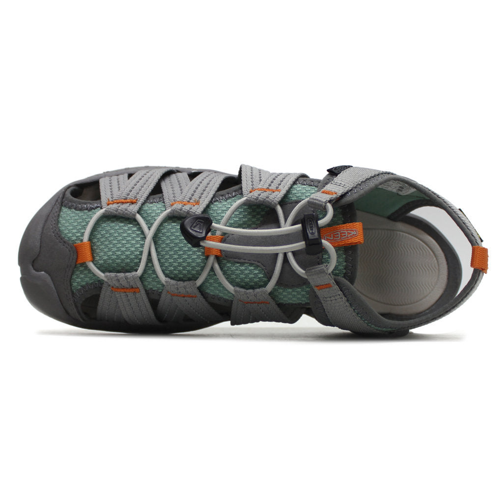 Keen Drift Creek H2 Textile Womens Sandals#color_alloy granite green