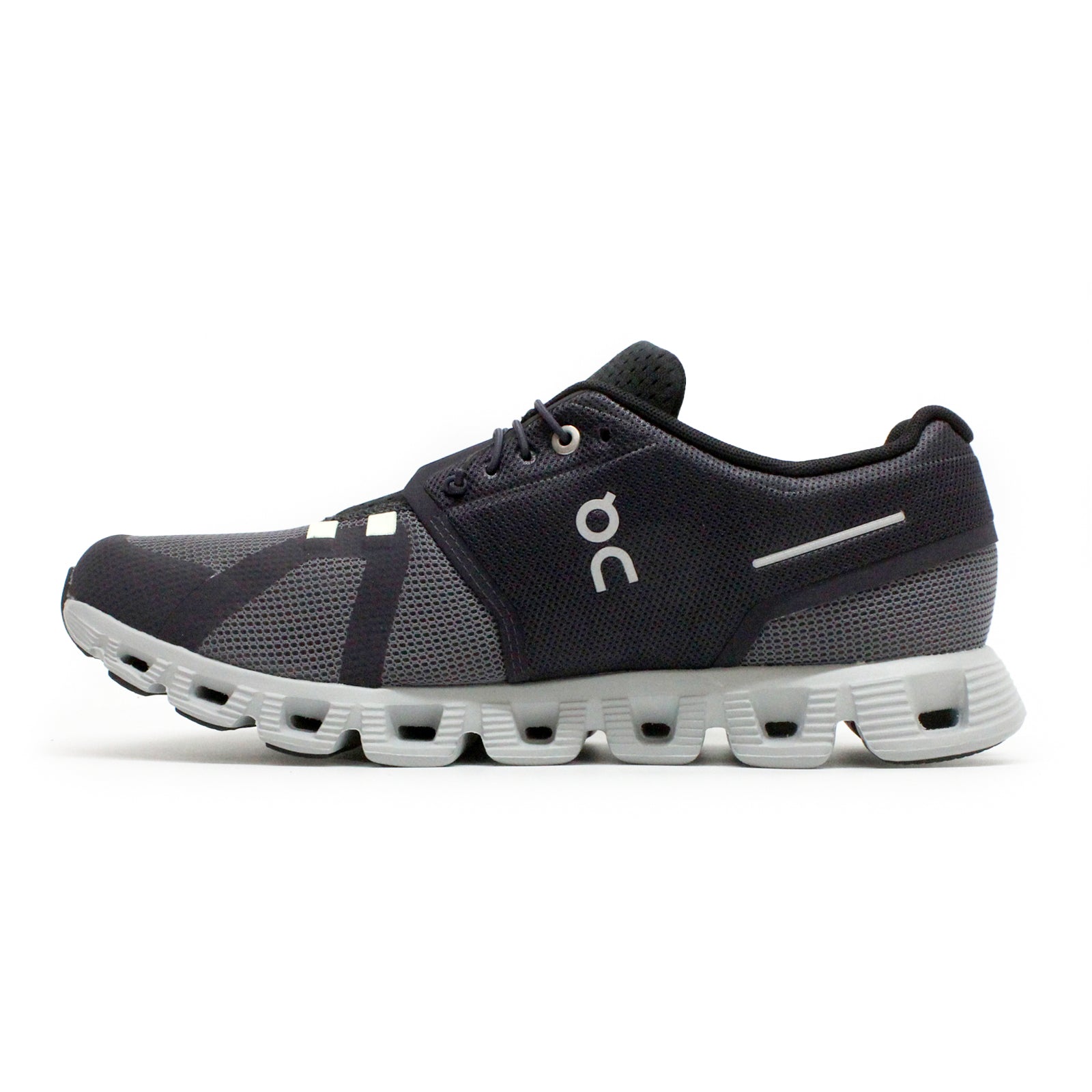 On Cloud 5 Push Textile Synthetic Mens Trainers#color_rock black