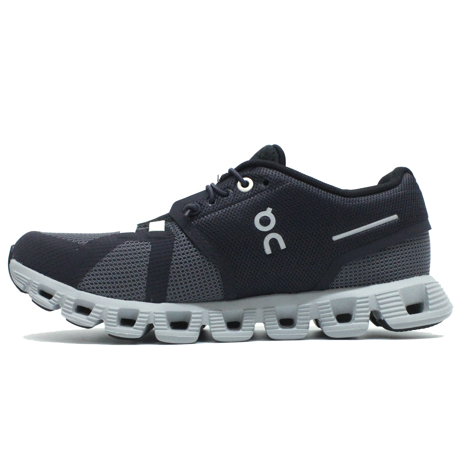 On Cloud 5 Push Textile Synthetic Womens Trainers#color_rock black