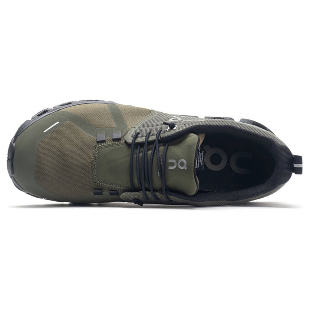 On Cloud 5 Waterproof Textile Men's Running Shoes#color_olive black