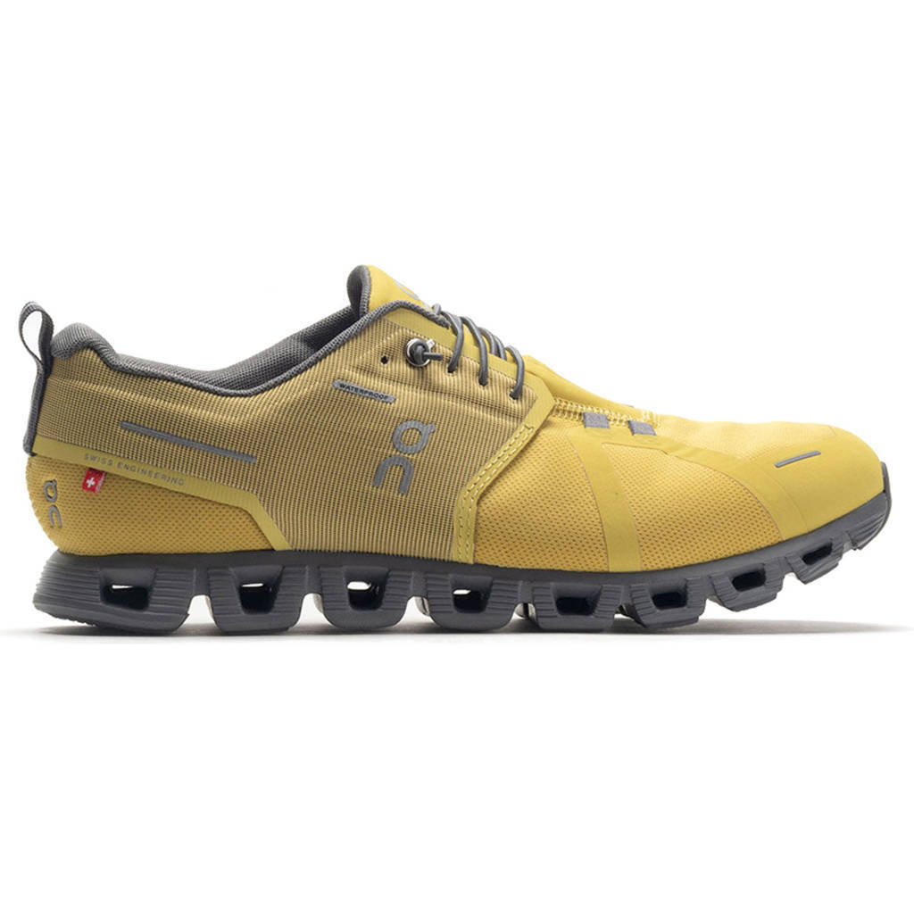 On Cloud 5 Waterproof Textile Men's Running Shoes#color_mustard rock