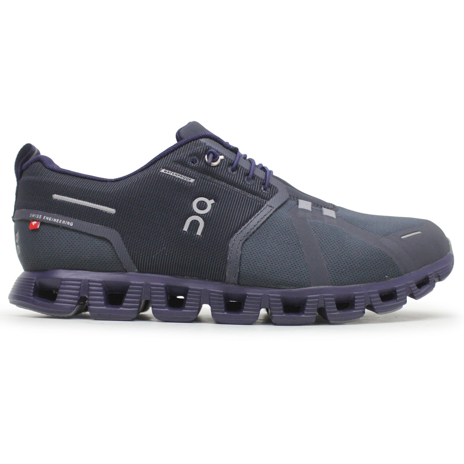 On Cloud 5 Waterproof Textile Men's Running Shoes#color_navy ink