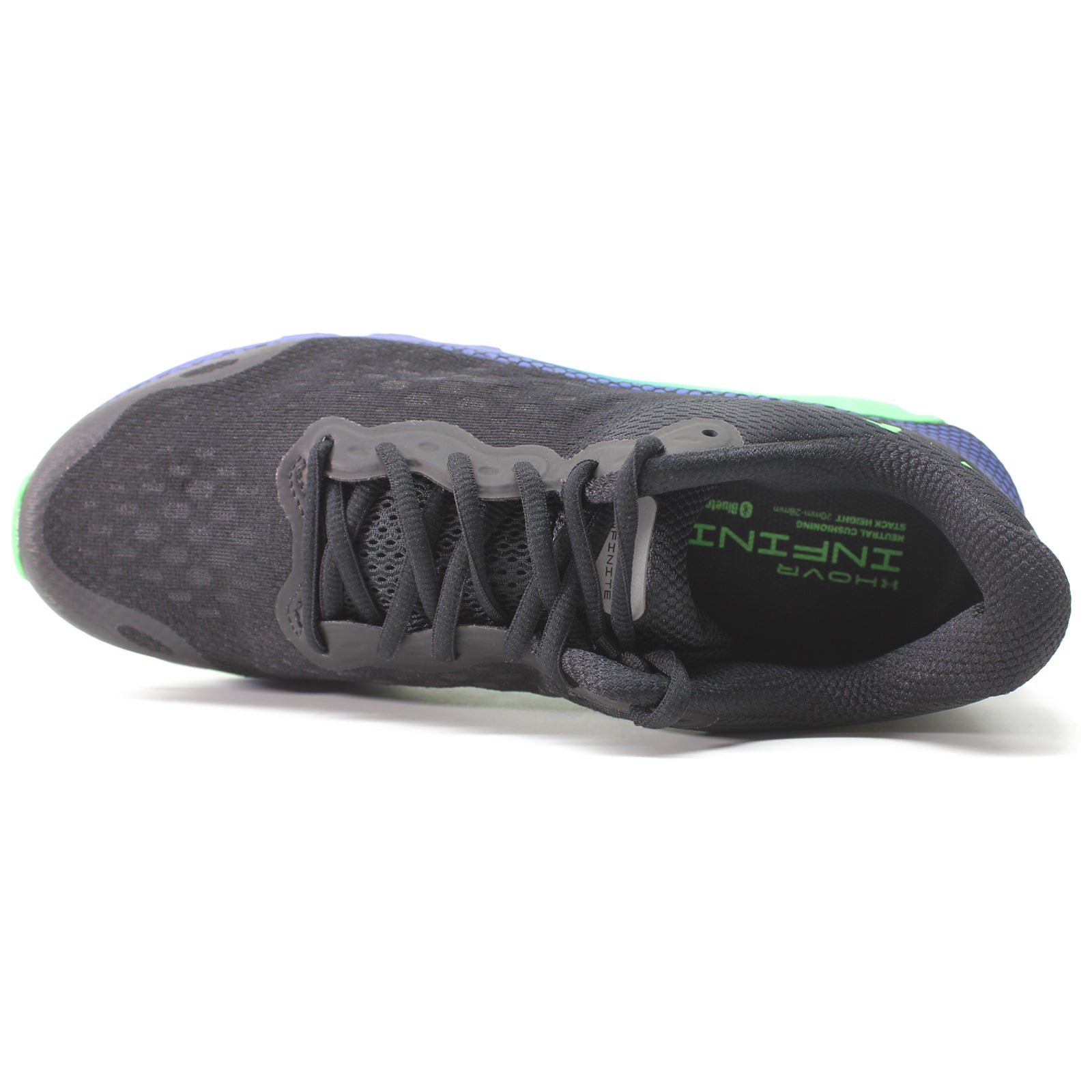 Under Armour HOVR Infinite 3 Synthetic Textile Men's Low-Top Trainers#color_black green