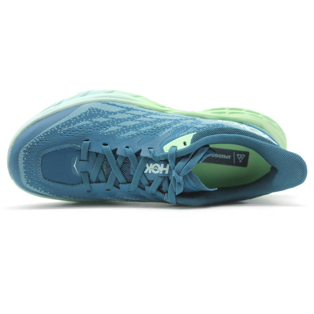 Hoka One One Speedgoat 5 Textile Synthetic Womens Trainers#color_deep lagoon ocean mist