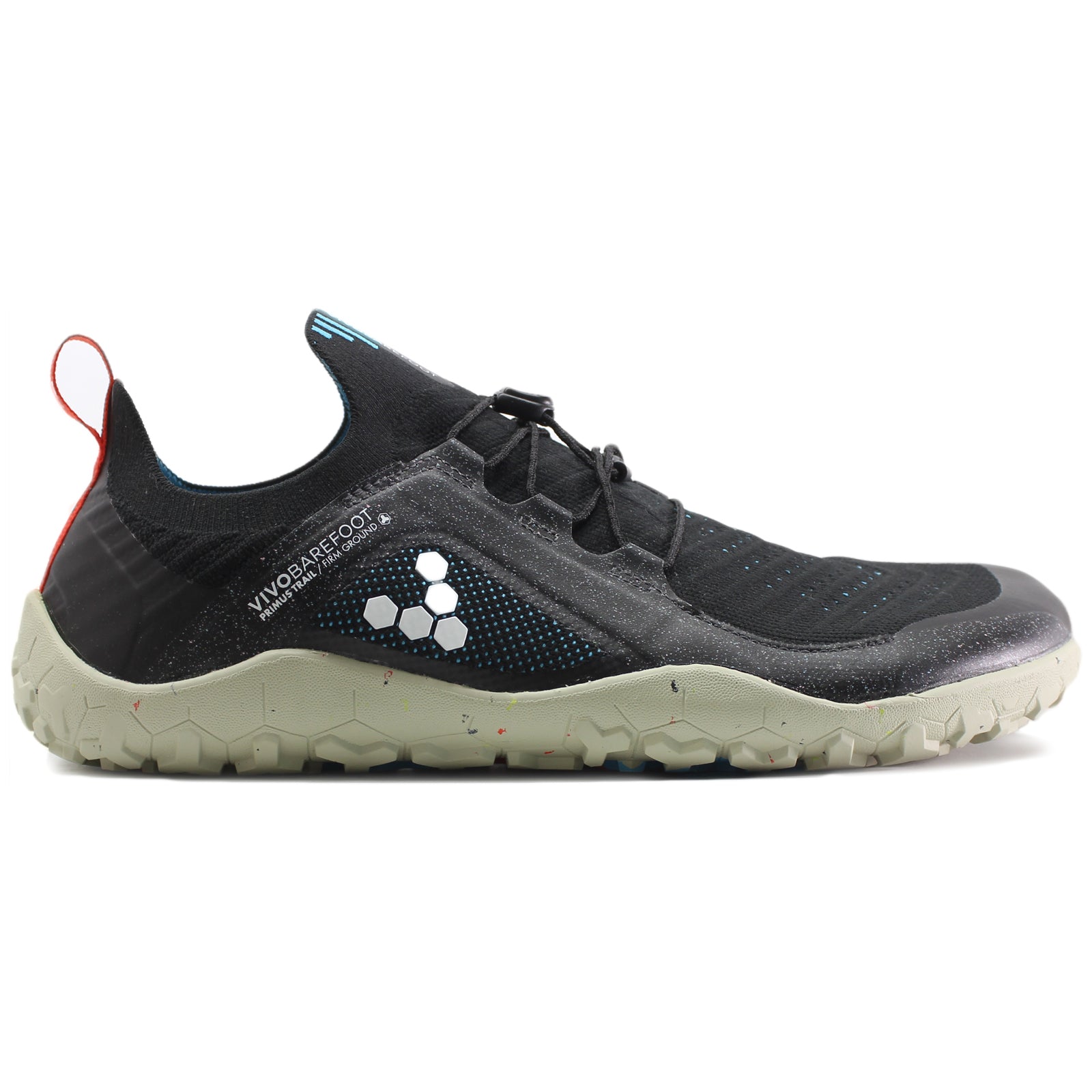 Vivobarefoot Primus Trail Knit FG Finisterre 206099-06 Synthetic Textile Womens Trainers - Obsidian - 39#color_obsidian