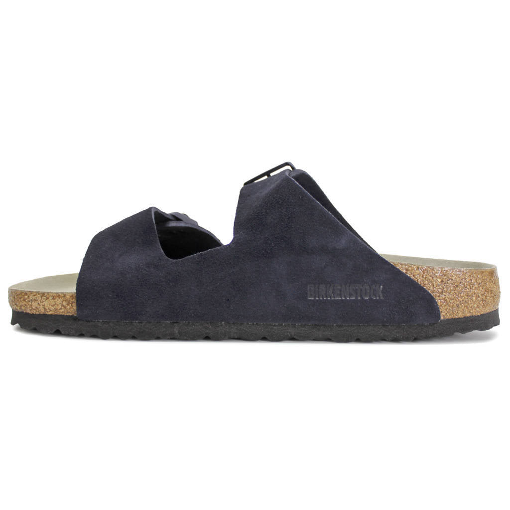 Birkenstock Arizona BS Nubuck Leather Unisex Sandals#color_midnight