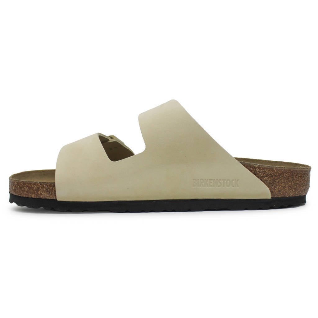 Birkenstock Arizona BS Nubuck Leather Unisex Sandals#color_ecru