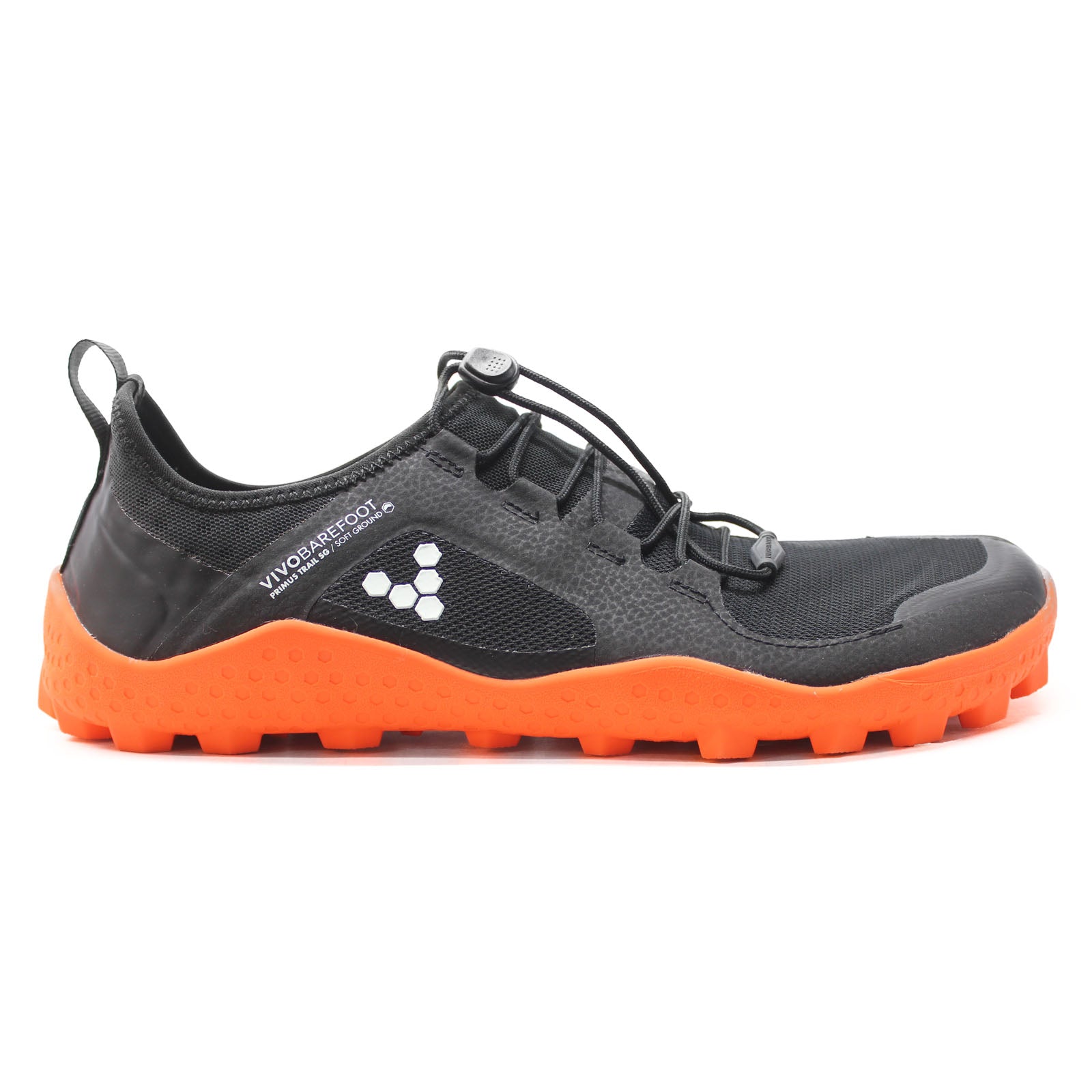 Vivobarefoot Primus Trail III SG 206235-01 Textile Synthetic Womens Trainers - Obsidian - 38#color_obsidian