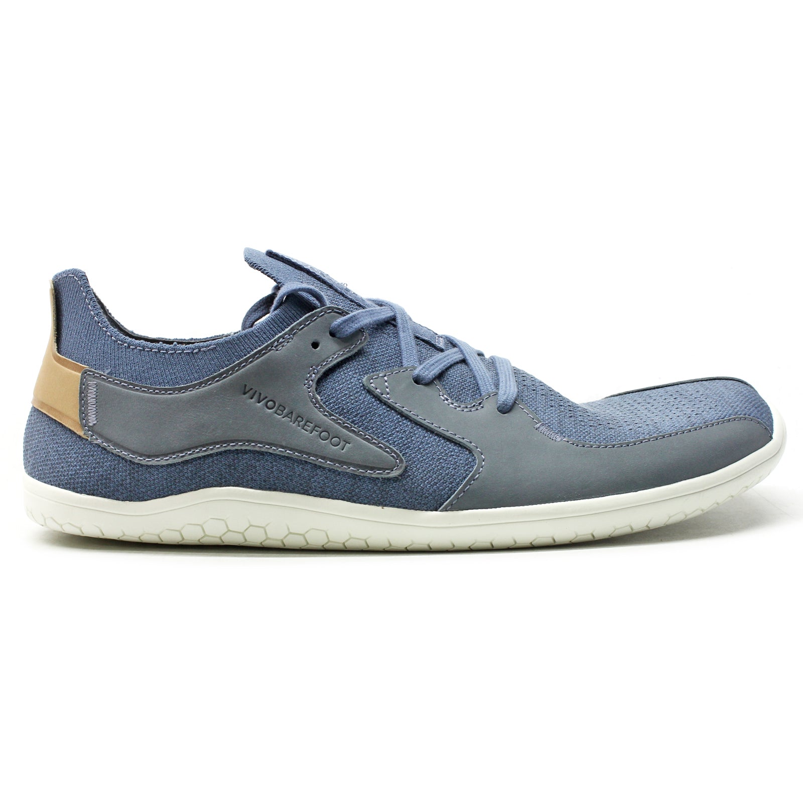 Vivobarefoot Primus Asana Leather Textile Mens Trainers#color_navy