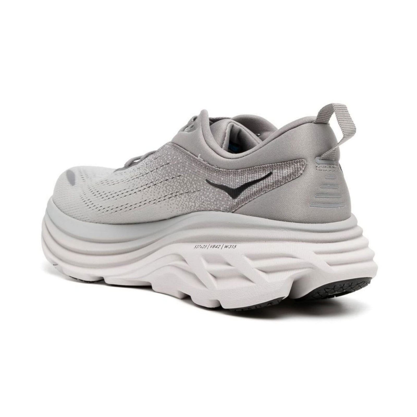 Hoka Bondi 8 Textile Mens Trainers#color_sharkskin harbor mist