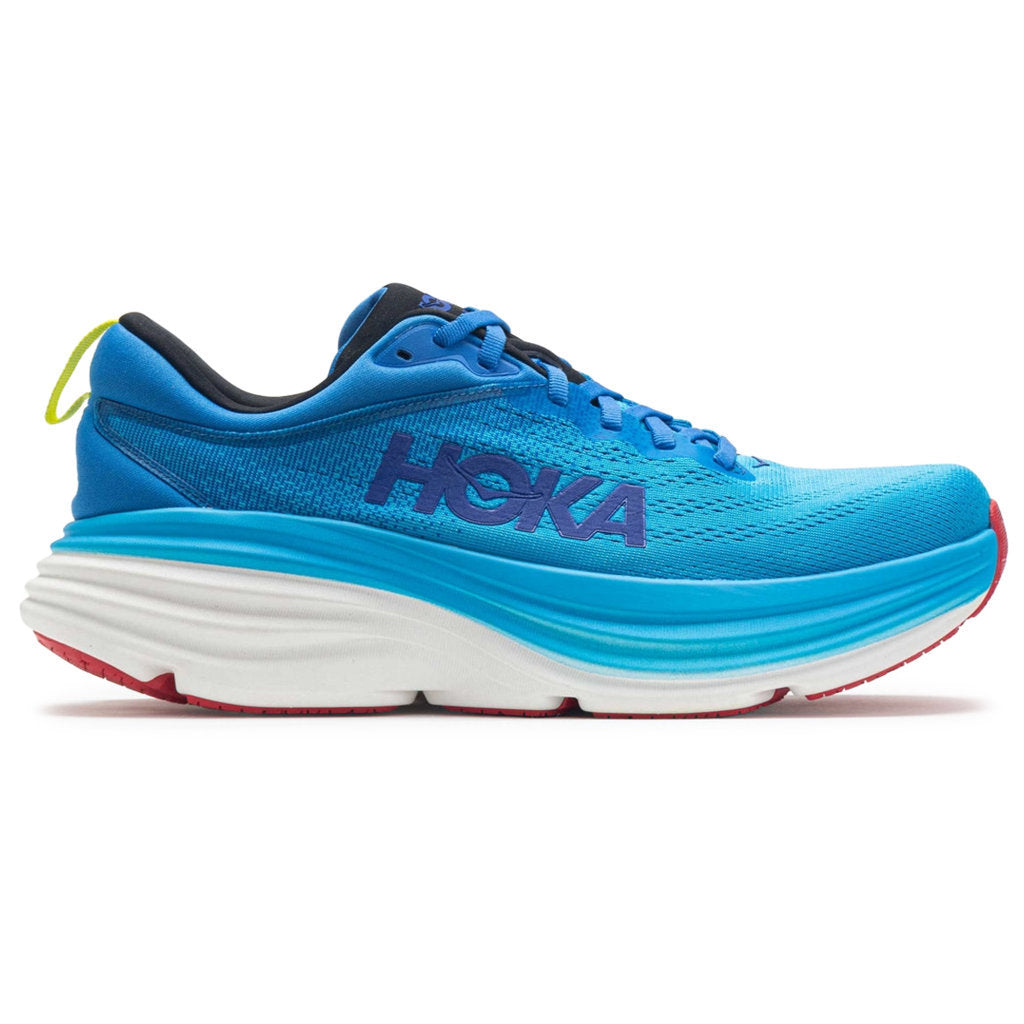 Hoka One One Bondi 8 Textile Mens Trainers#color_virtual blue swim day