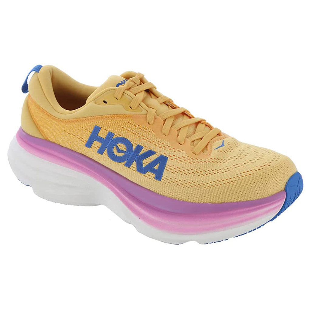 Hoka One One Bondi 8 Textile Womens Trainers#color_impala cyclamen