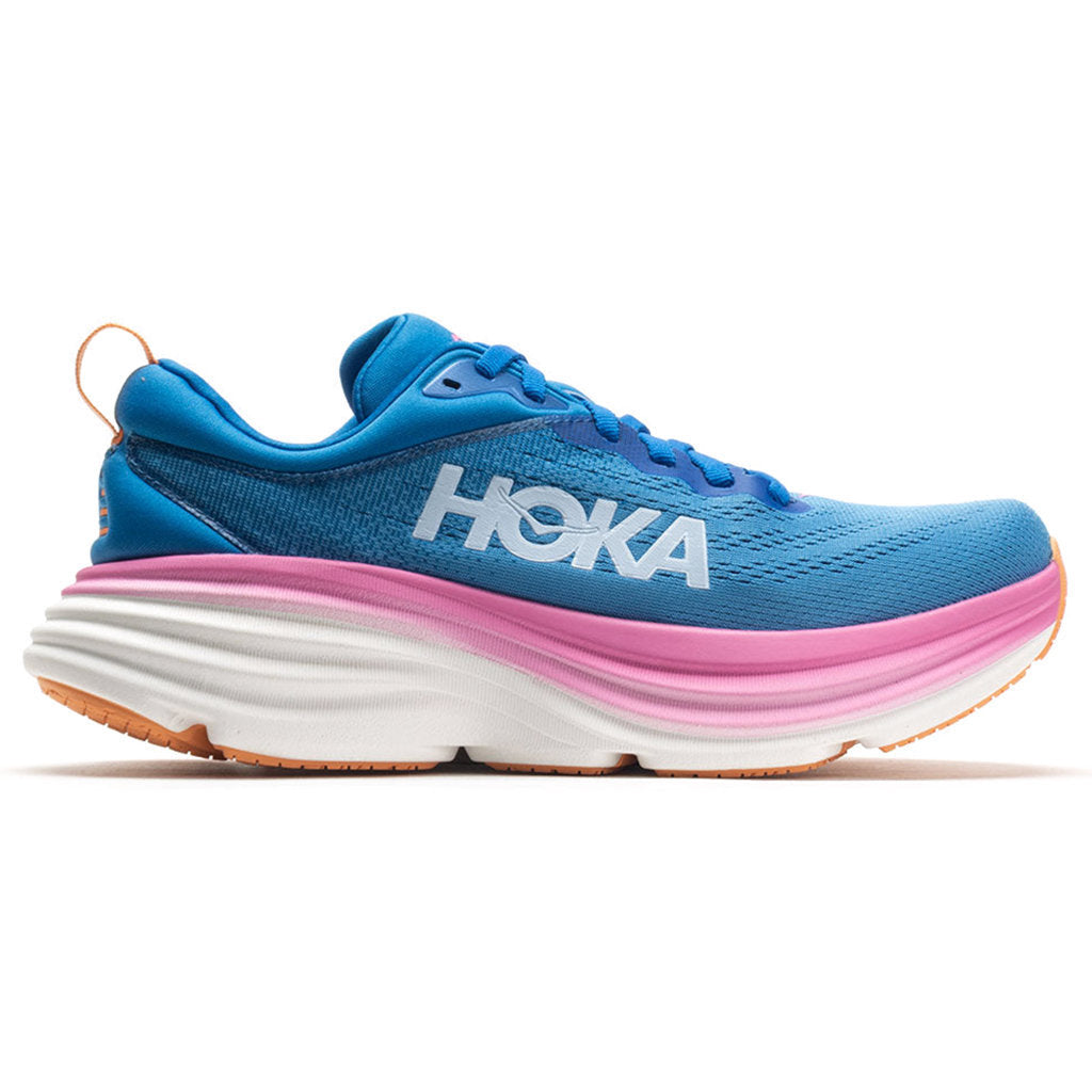 Hoka One One Bondi 8 Textile Womens Trainers#color_coastal sky all aboard