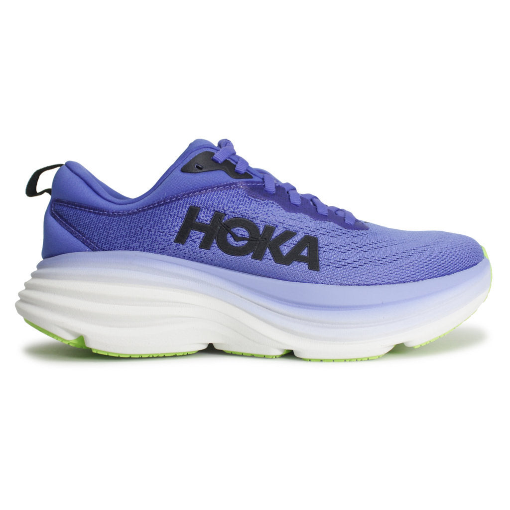 Hoka One One Bondi 8 Textile Womens Trainers#color_stellar blue cosmos