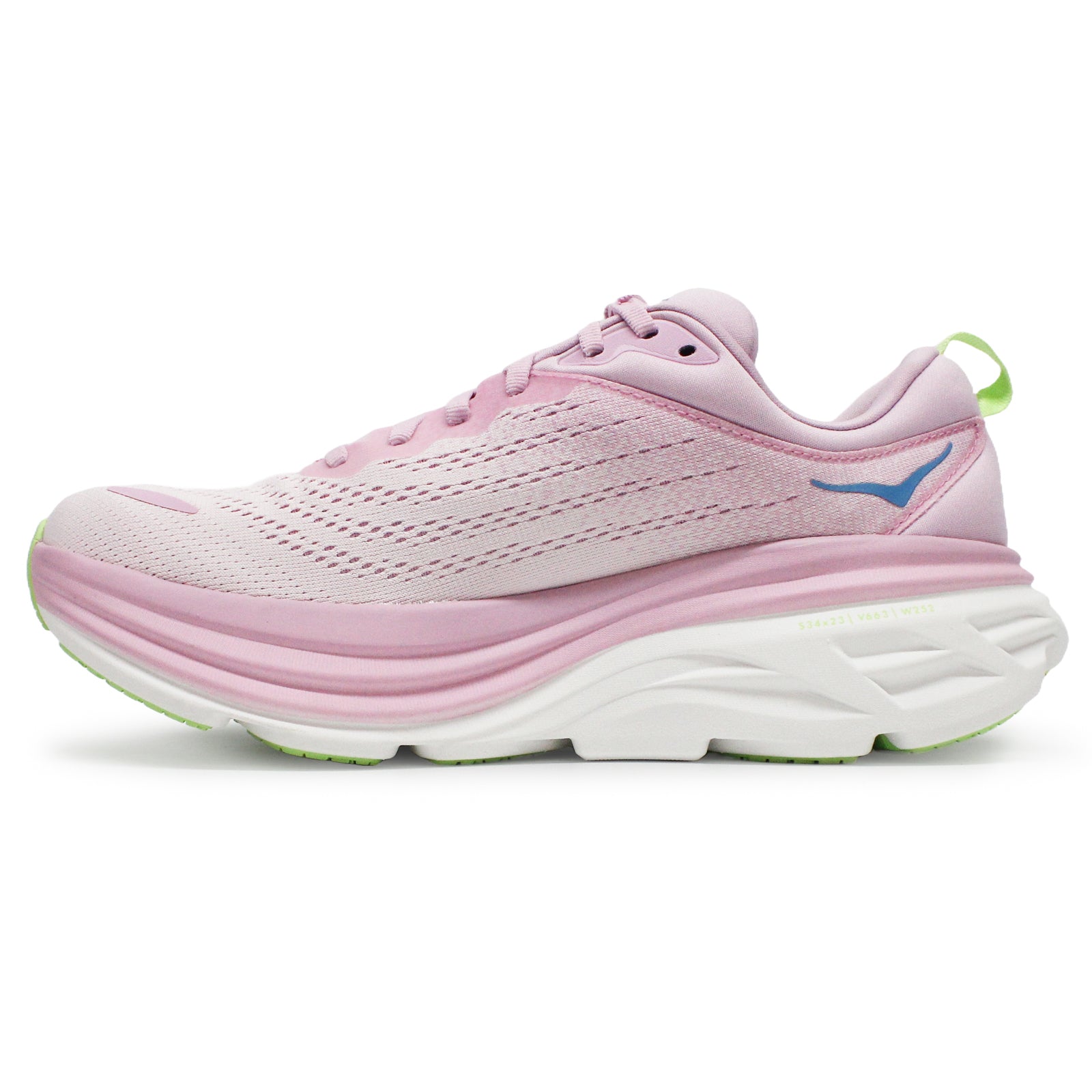 Hoka Bondi 8 Textile Womens Trainers#color_pink twilight waterpark