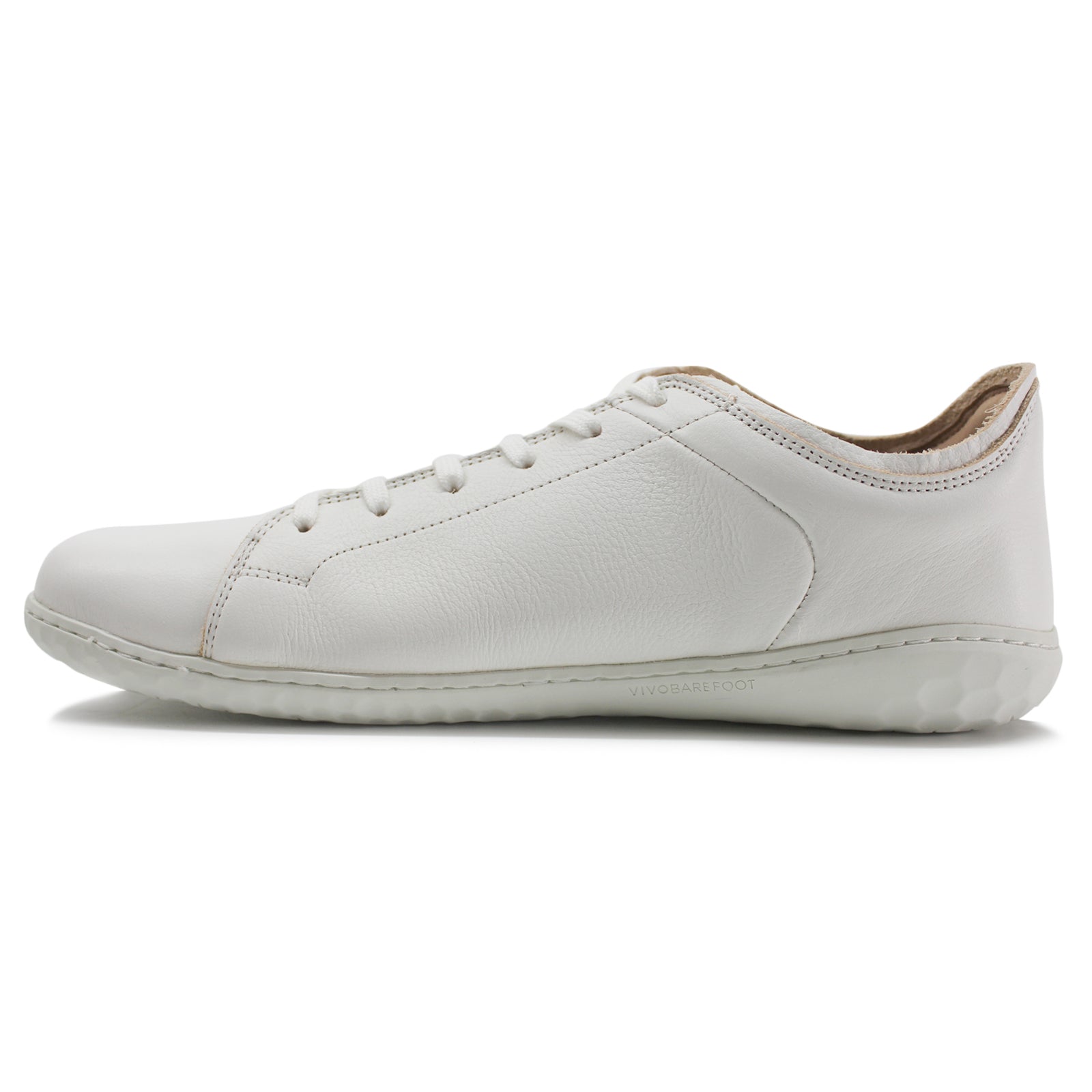 Vivobarefoot Geo Court III Leather Mens Trainers#color_bright white