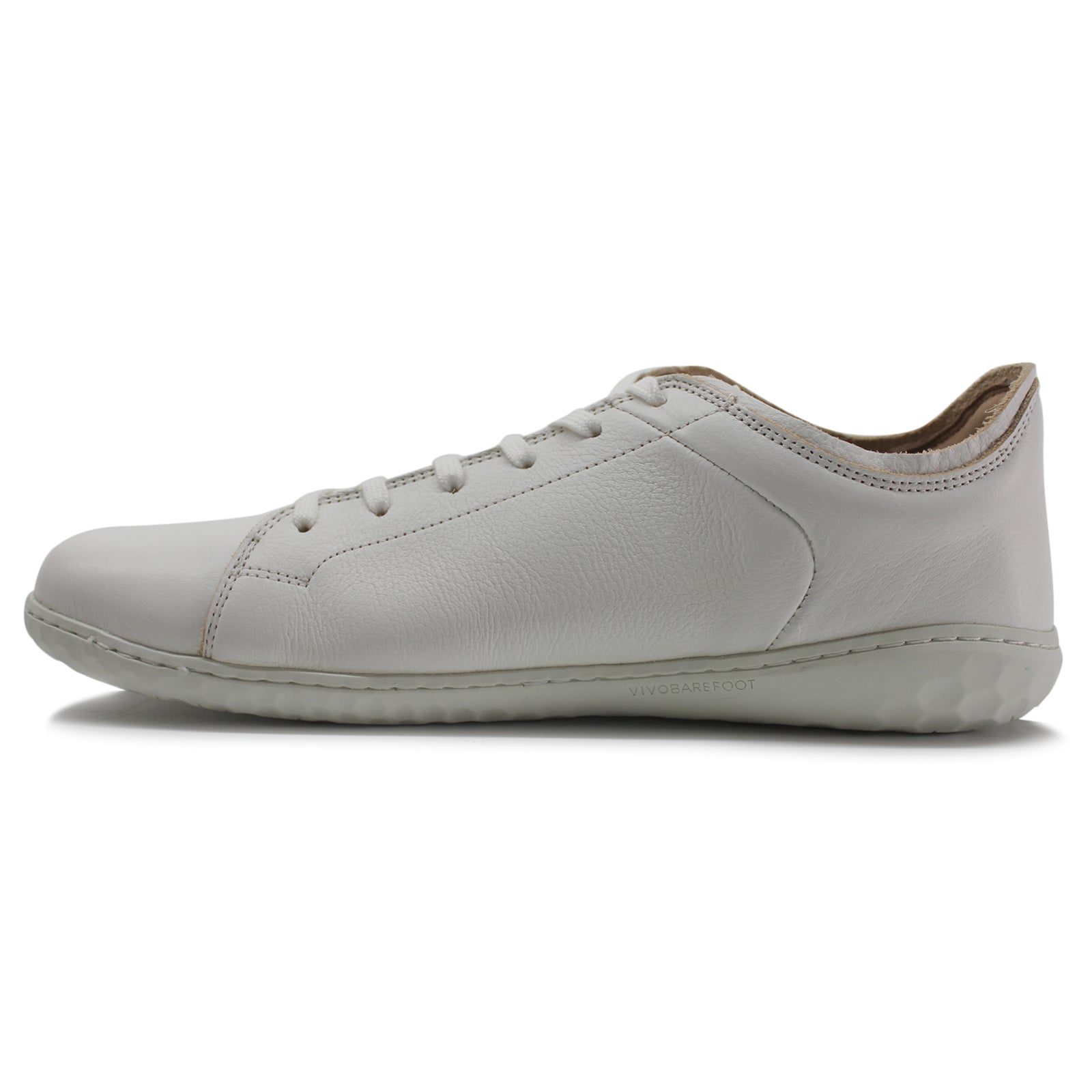 Vivobarefoot Geo Court III 301056-02 Leather Mens Trainers - Bright White - 42#color_bright white