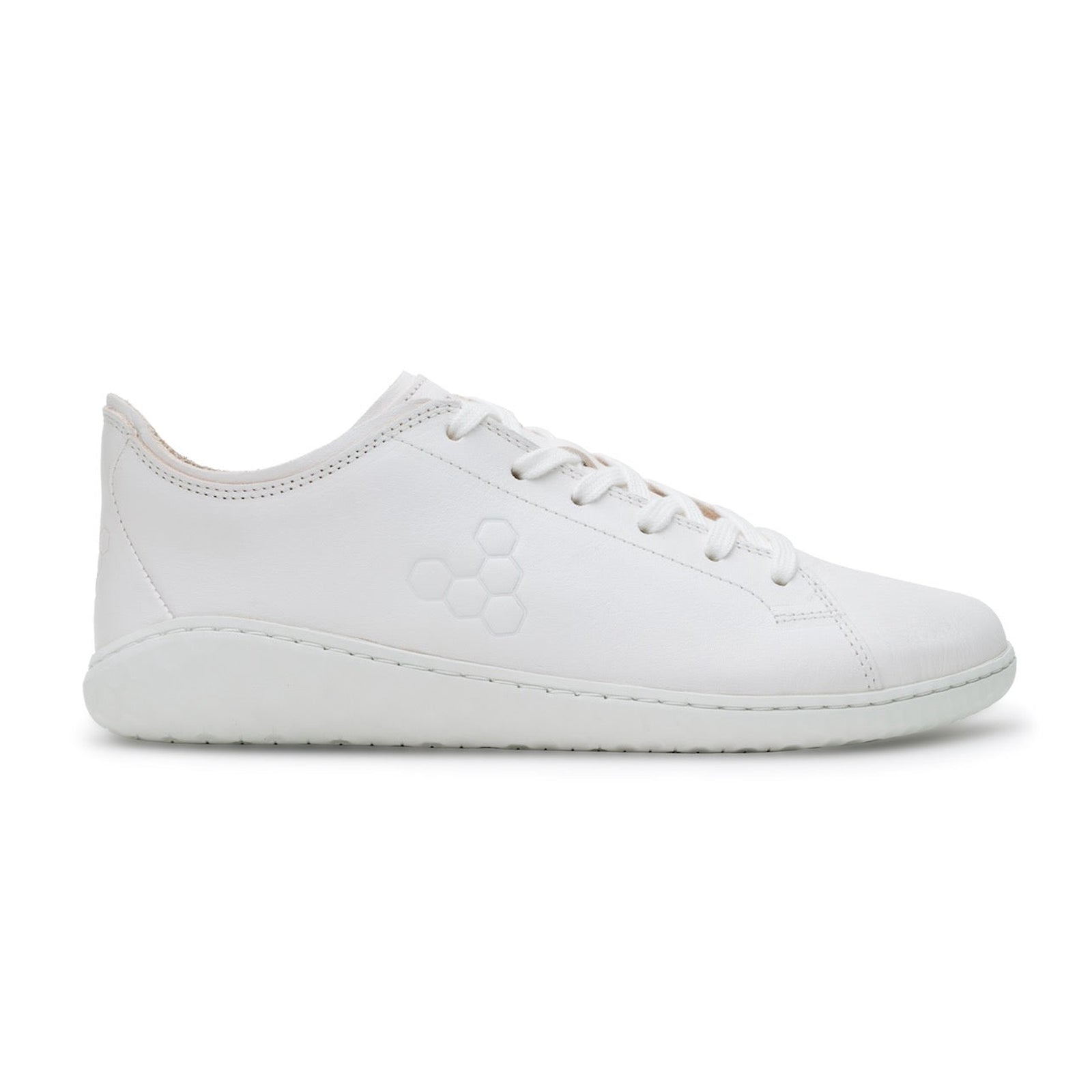 Vivobarefoot Geo Court III Leather Womens Sneakers#color_bright white