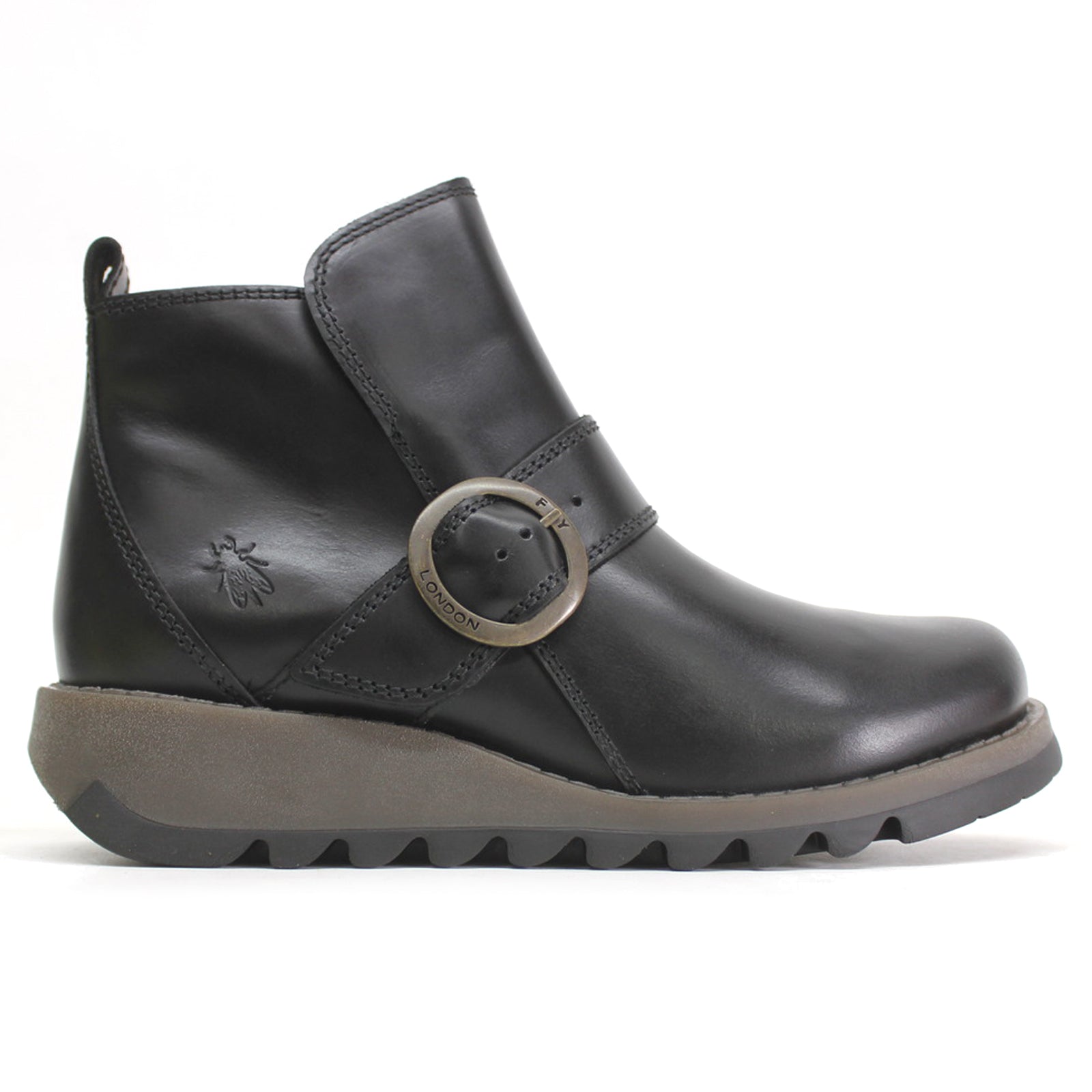 Fly London SIAS812FLY Rug Leather Womens Boots#color_black