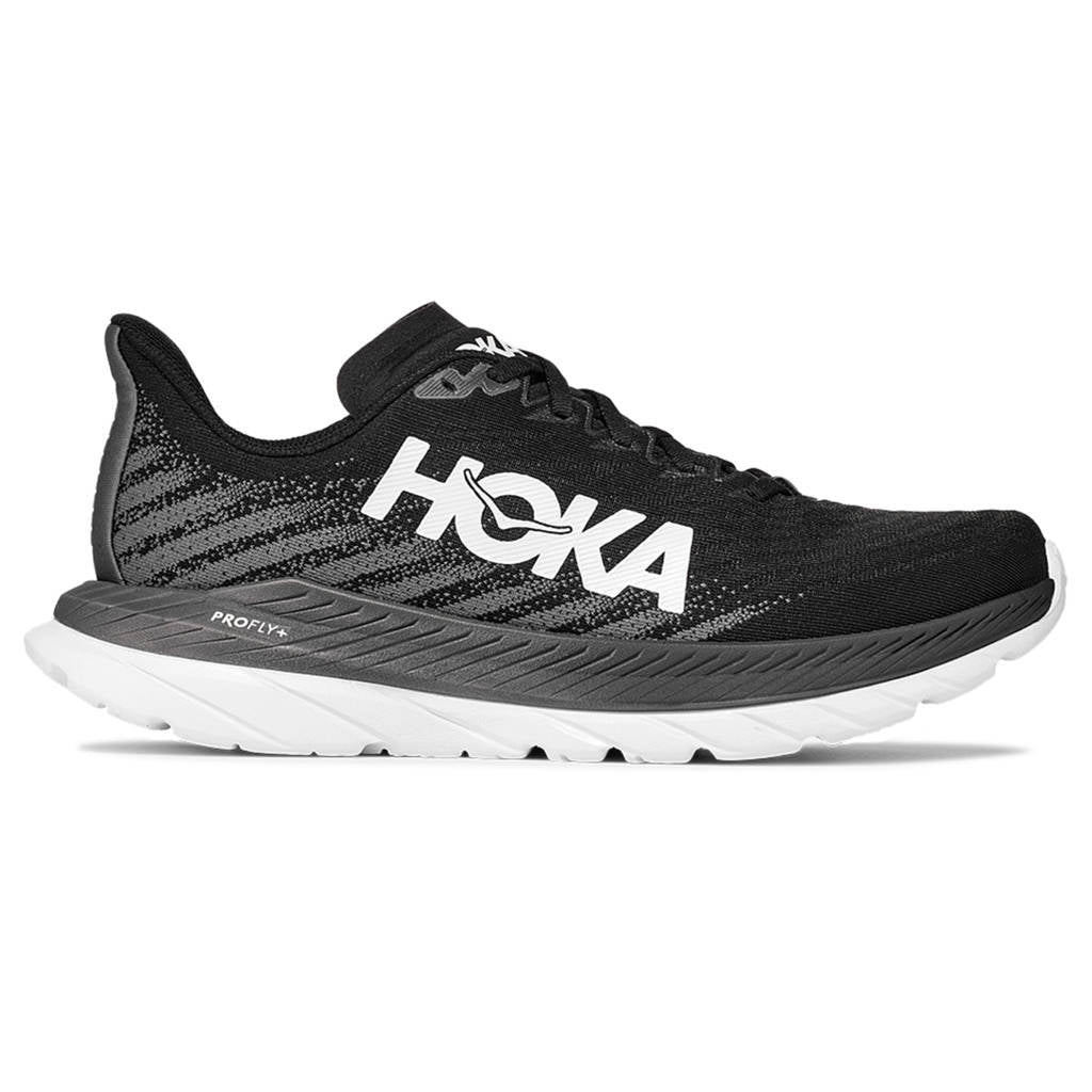 Hoka One One Mach 5 Textile Womens Trainers#color_black castlerock