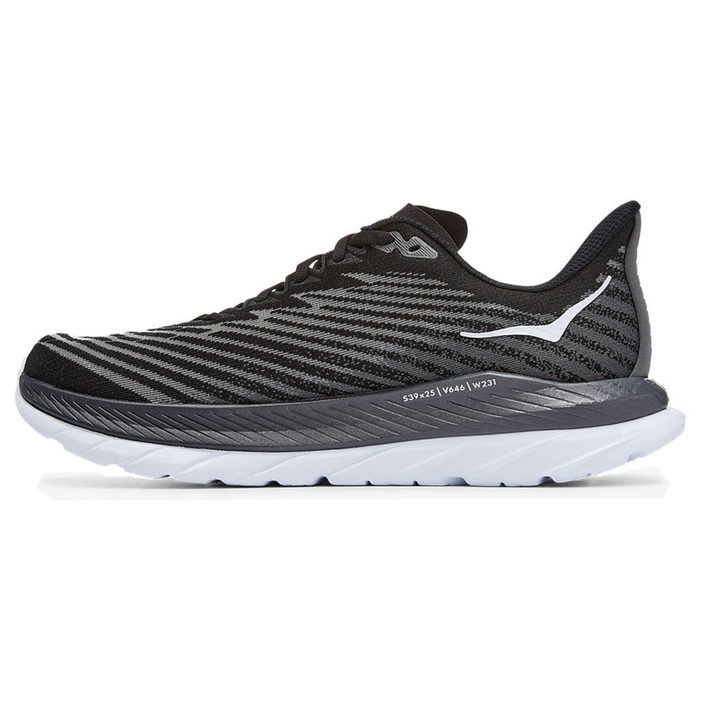 Hoka One One Mach 5 Textile Womens Trainers#color_black castlerock