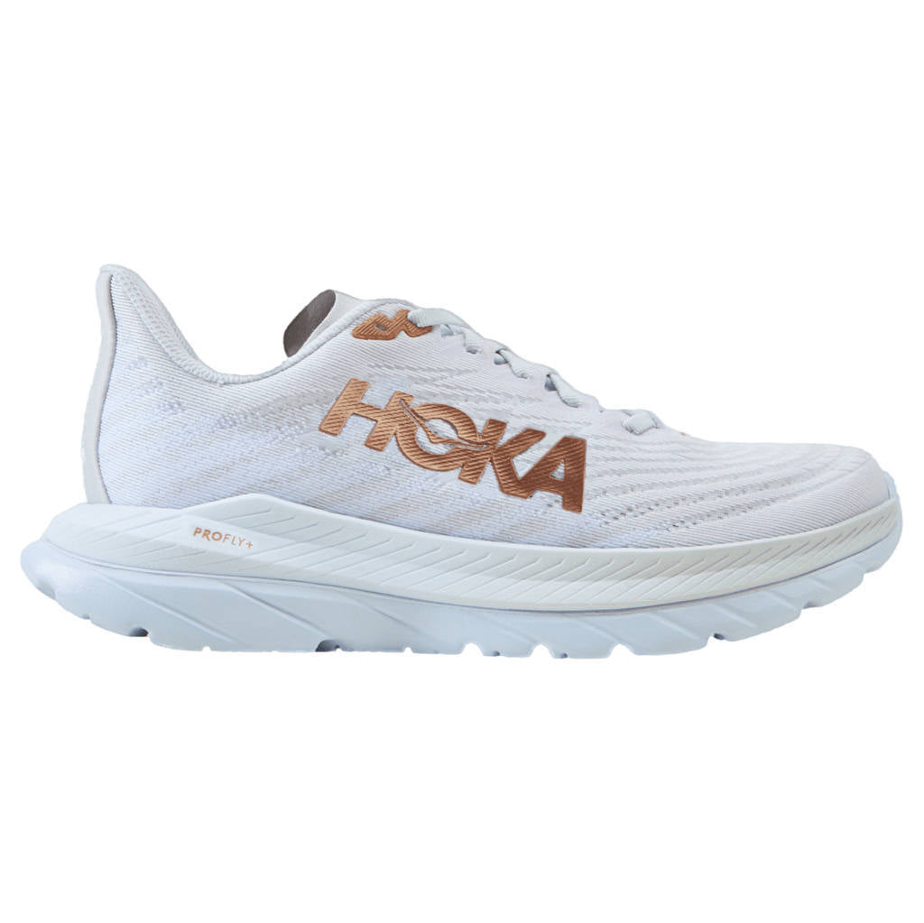 Hoka One One Mach 5 Textile Womens Trainers#color_white copper